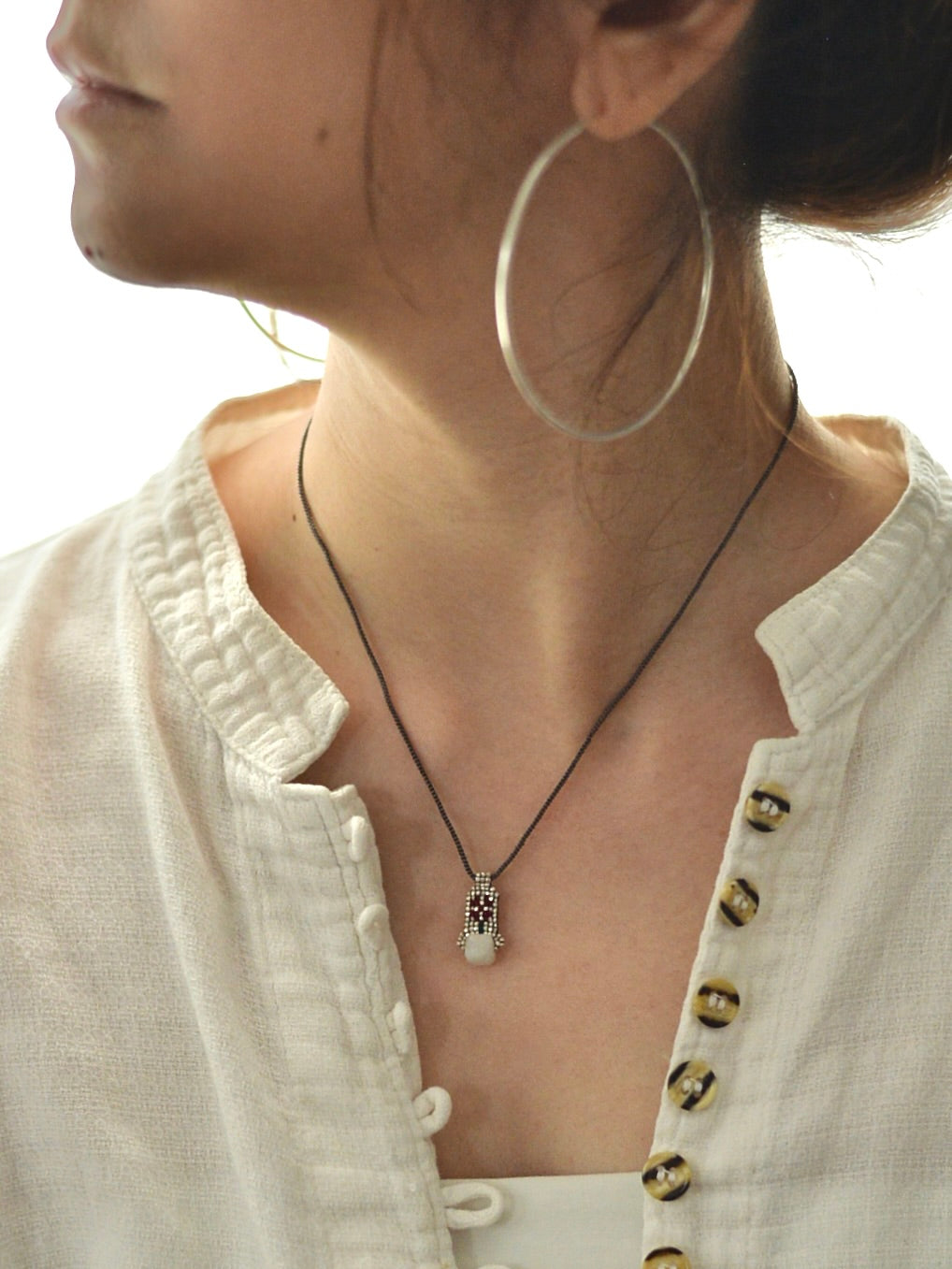 ビーズ刺繍 3way ネックレス