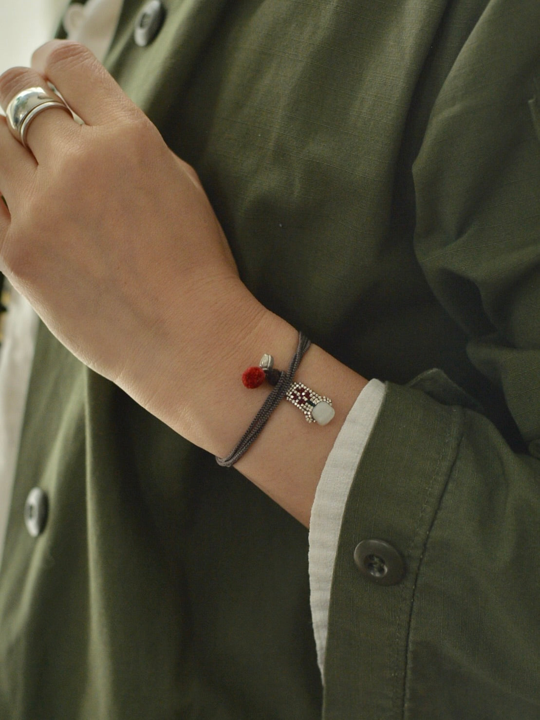 ビーズ刺繍 3way ネックレス