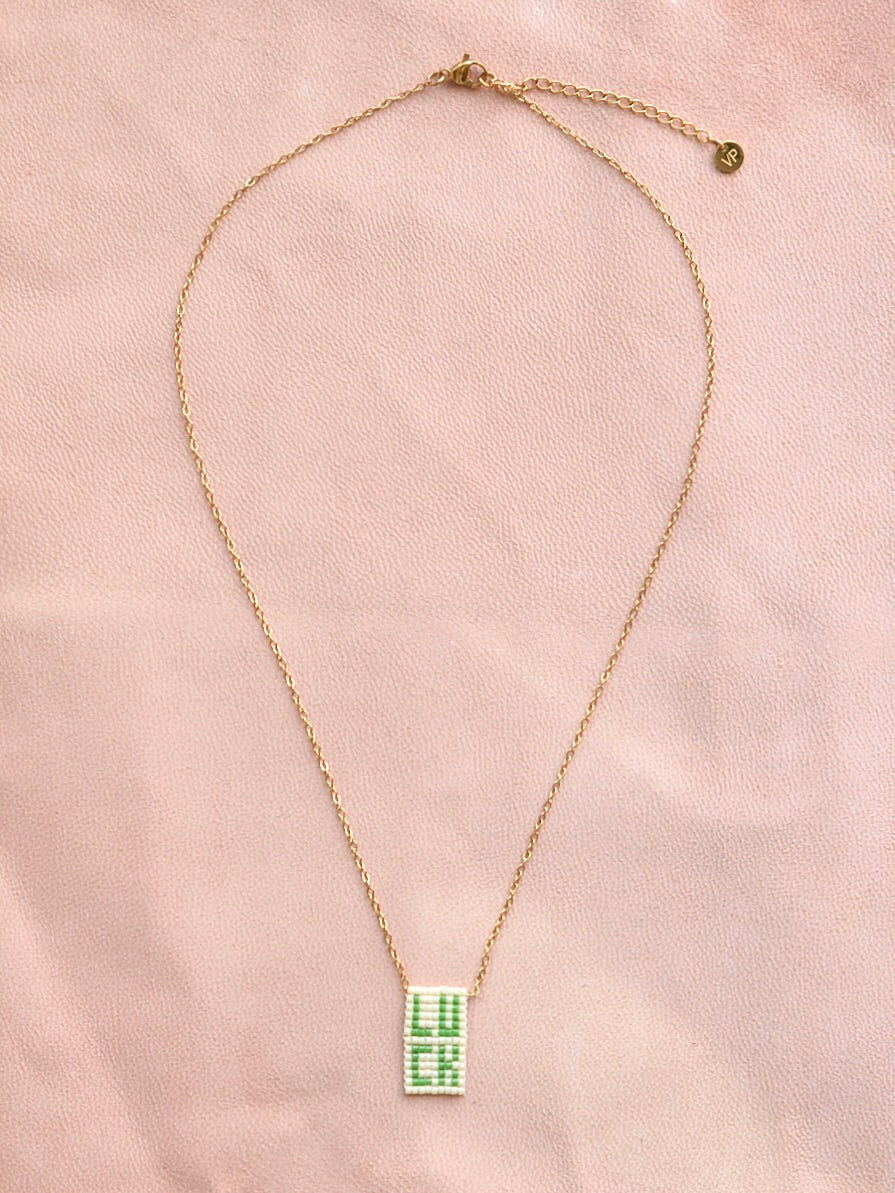 【5月末〜6月初旬発送】LUCK ビーズネックレス