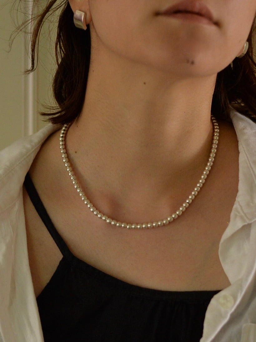 Mexican Silver925 5mmボール ネックレス