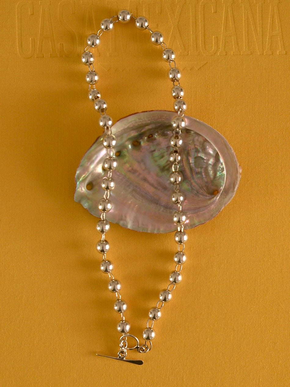 Mexican Silver925 8mmボール ネックレス