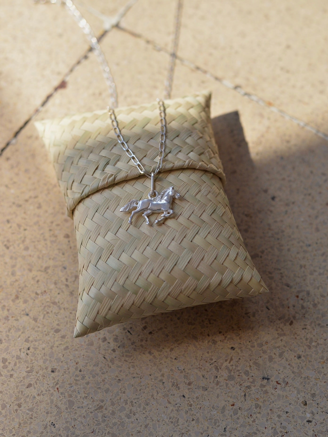 【1/22頃発送予定】Mexican Silver925 Horseチャーム ネックレス