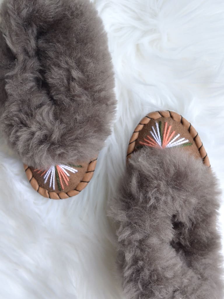 Kids シープスキン ルームシューズ (約18cm)