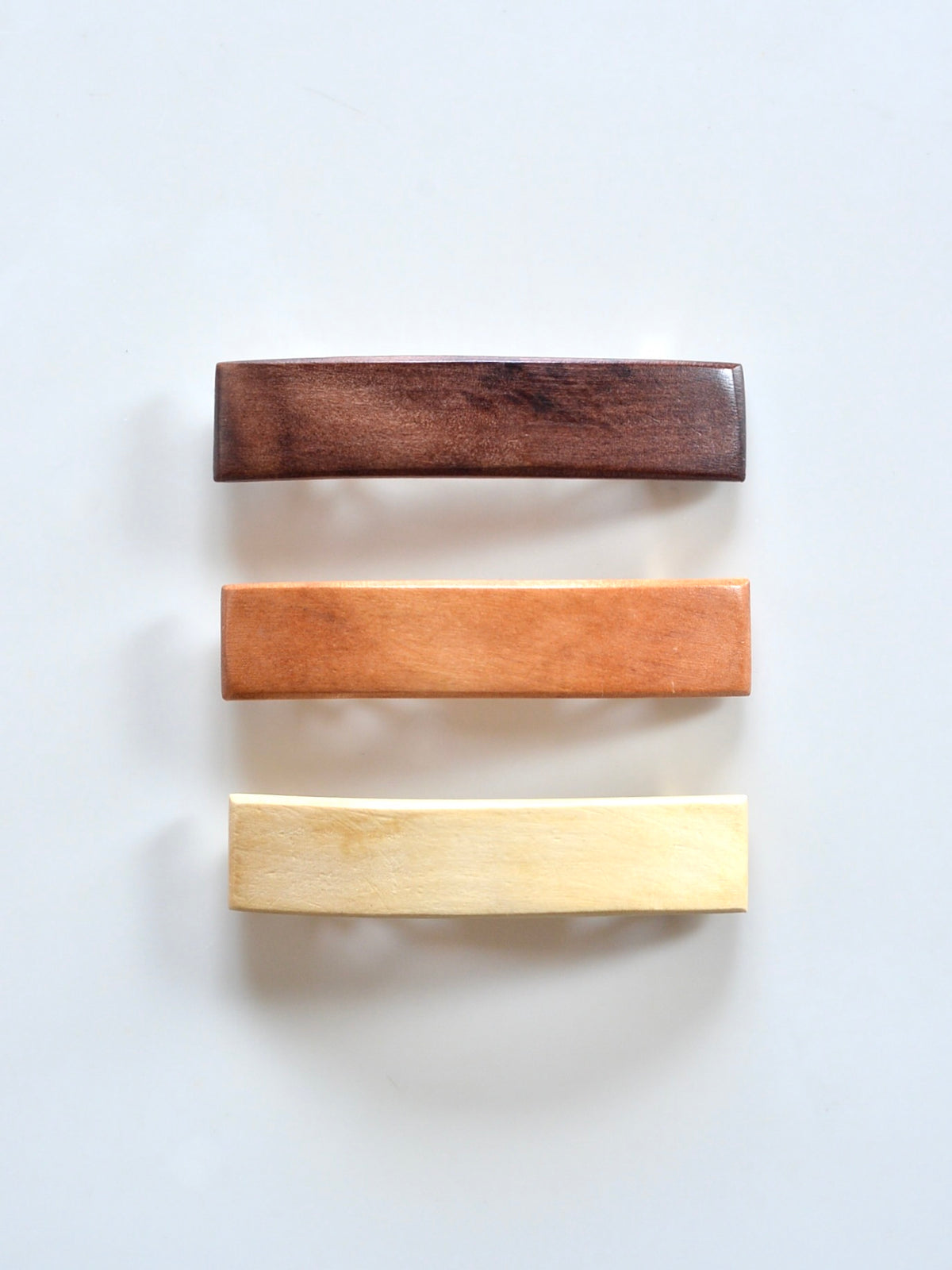 Wooden Hair Barrettes
