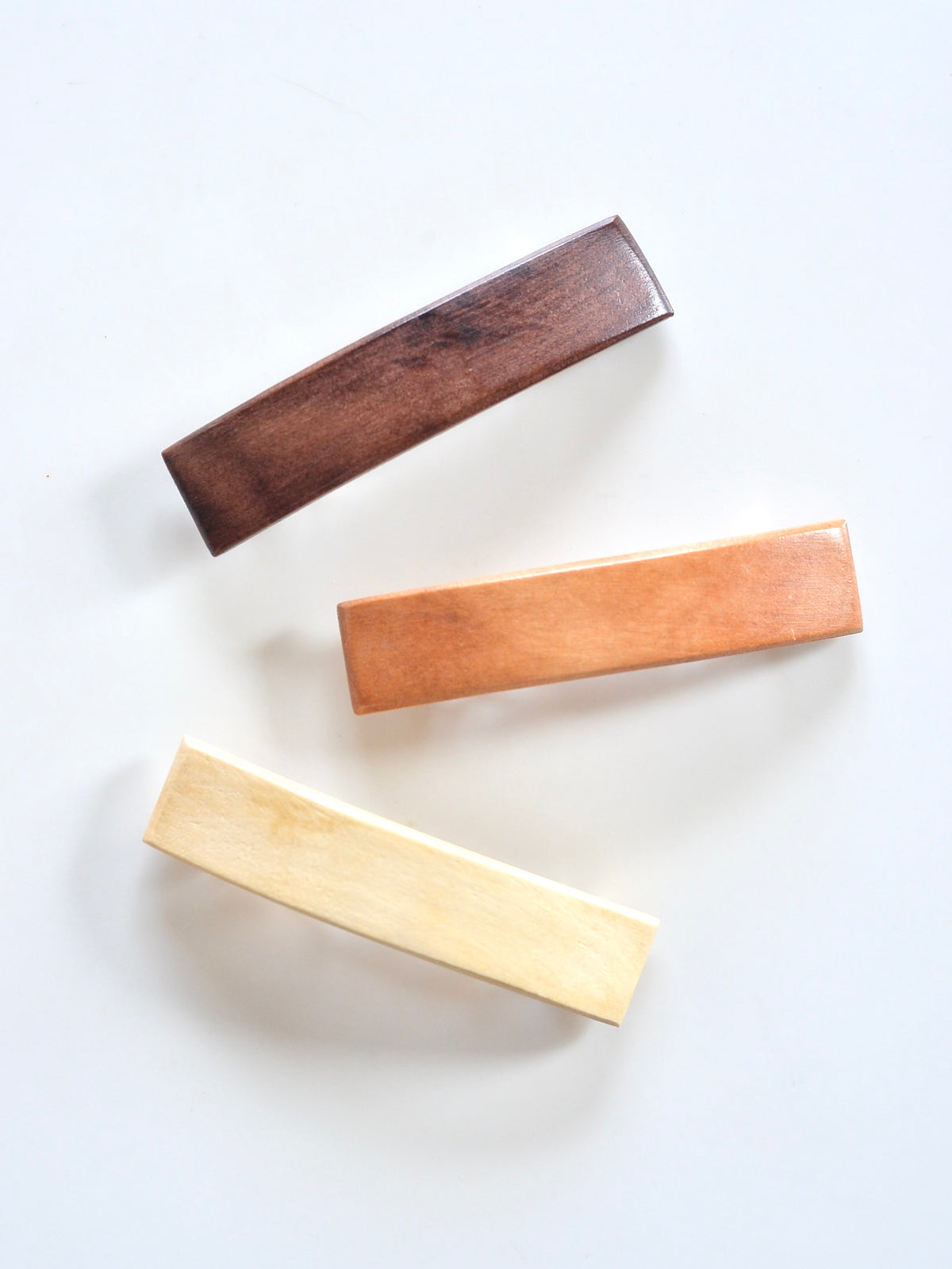 Wooden Hair Barrettes