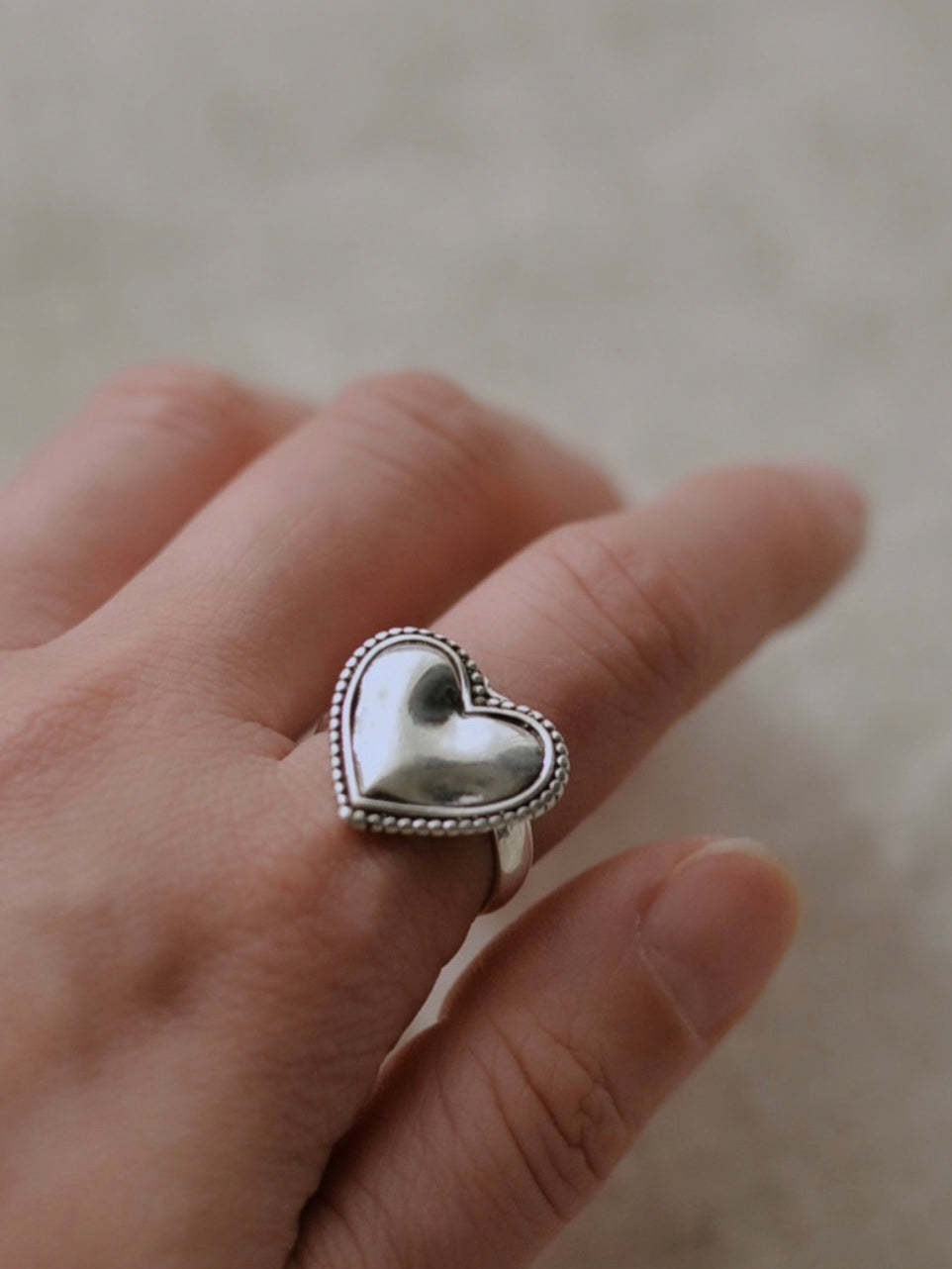 Mexican Silver925 ミラグロハートリング