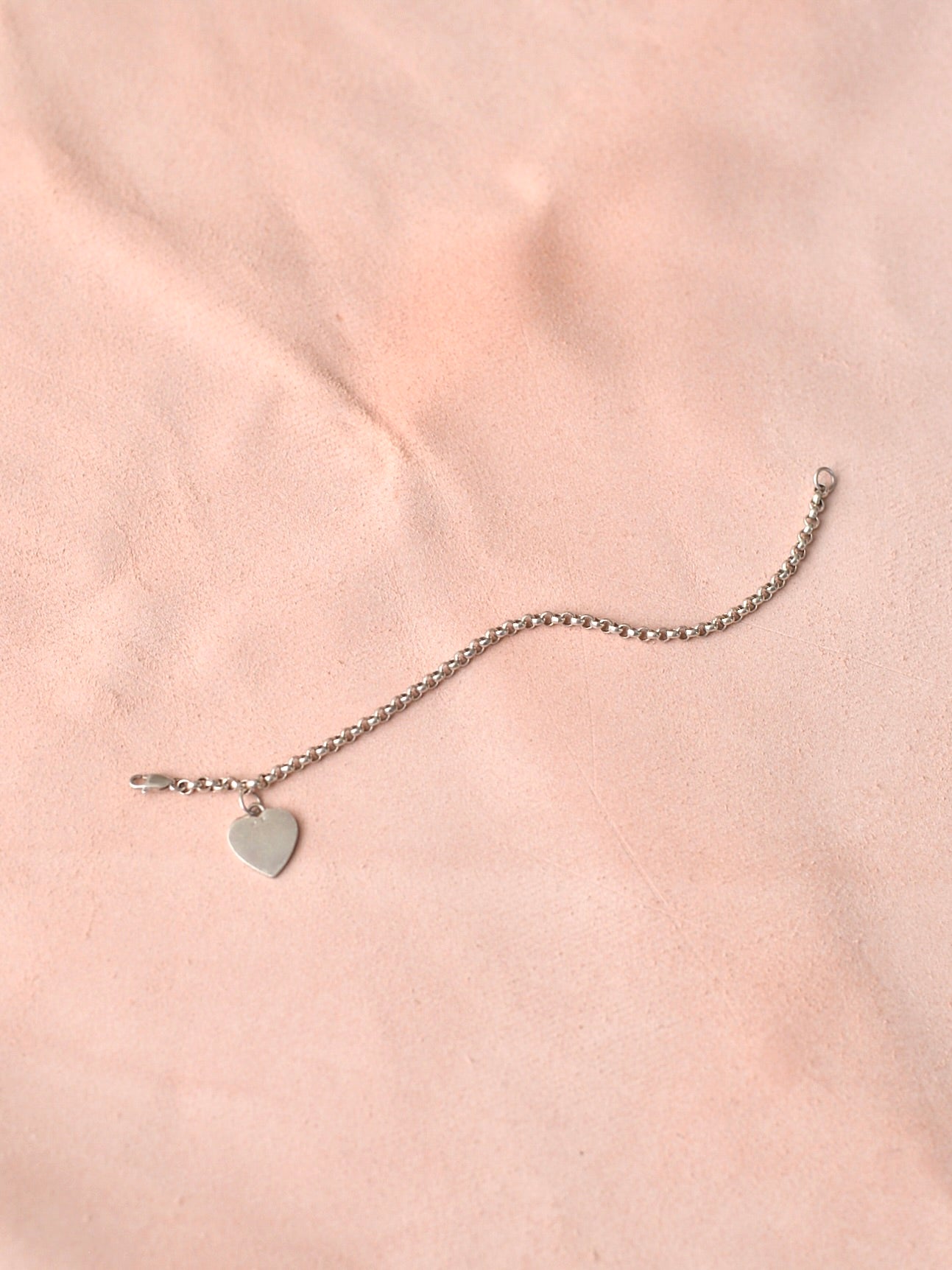 ヴィンテージ ハートブレスレット Silver925