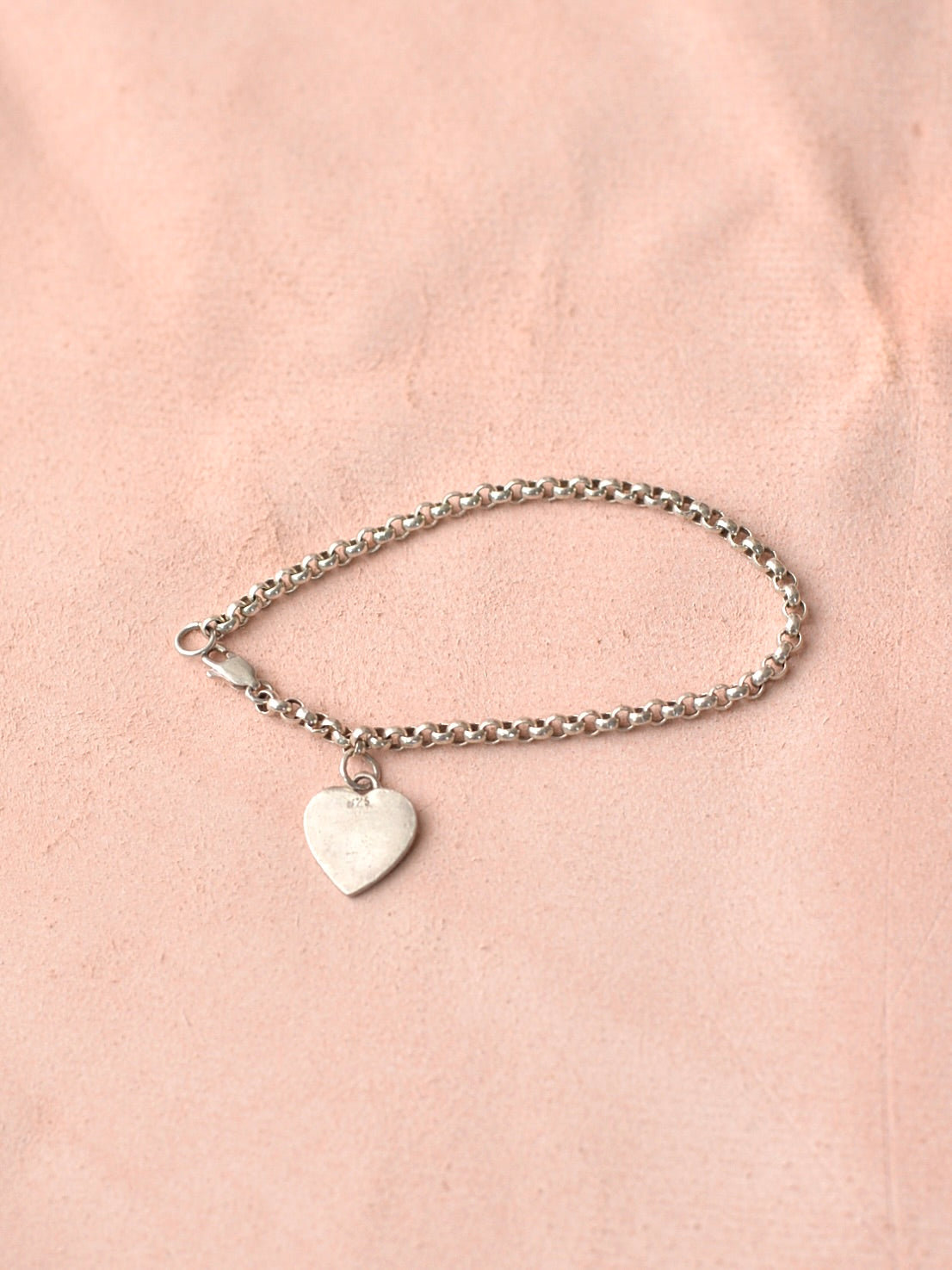 ヴィンテージ ハートブレスレット Silver925