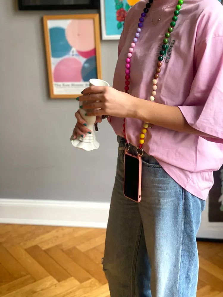 upbeads アップビーズ スマホショルダー 携帯ストラップ RAINBOW