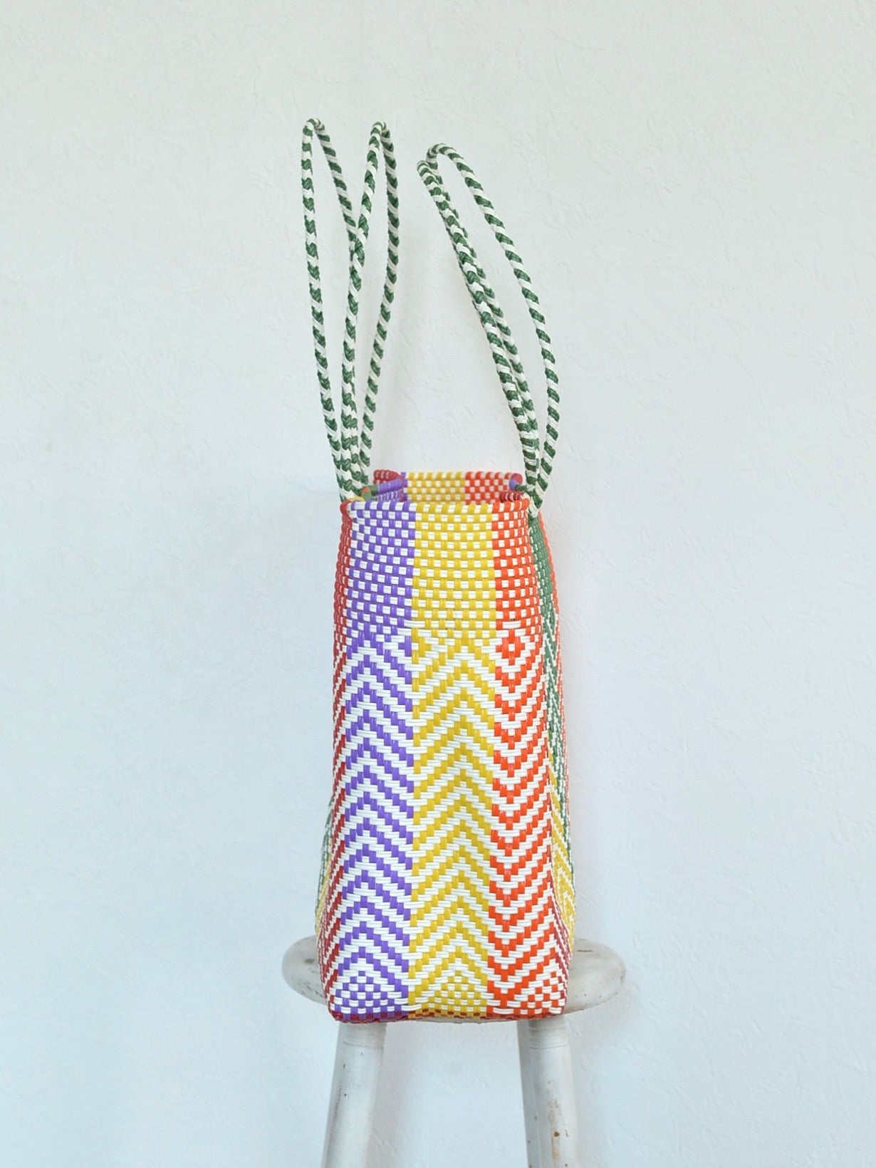 【残り1点】メキシコ メルカドバッグ XL ロングハンドル