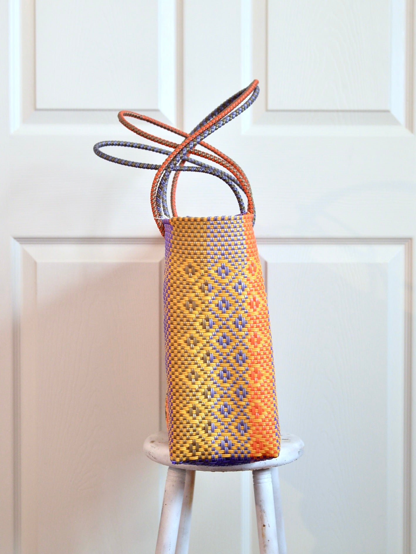 【残り1点】メキシコ メルカドバッグ XL ロングハンドル