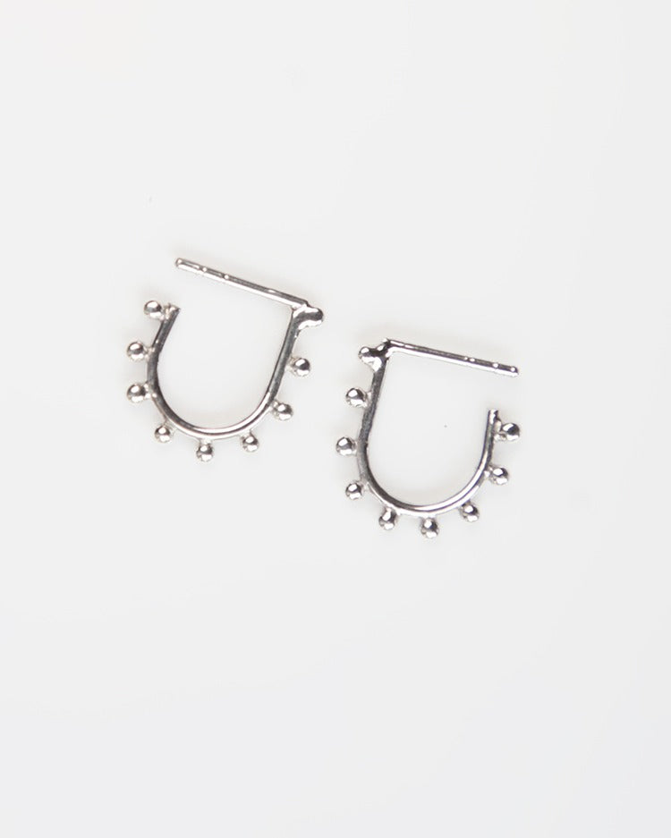 【残り1点】シルバードット フープピアス