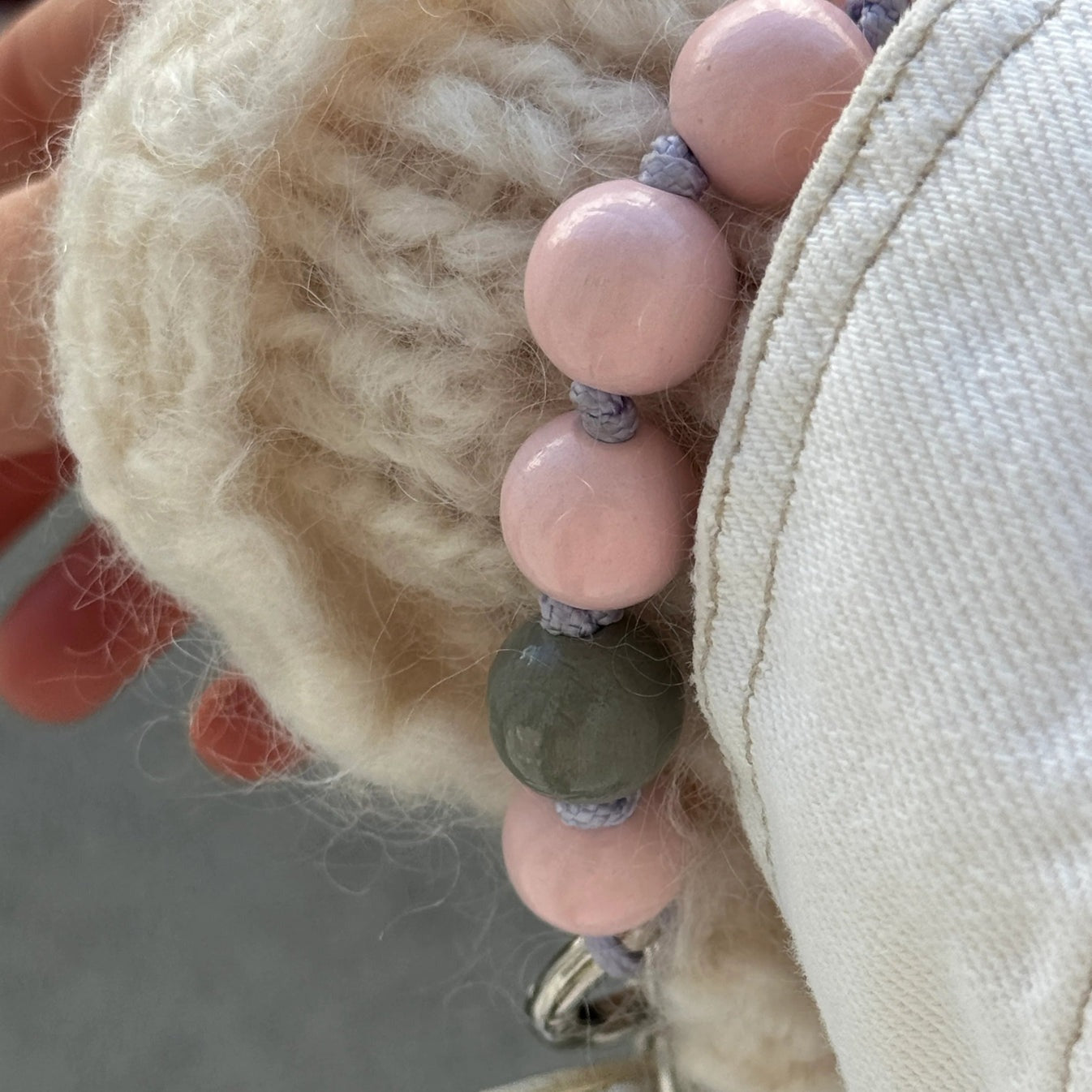 upbeads アップビーズ スマホストラップ MINI【BLUSH】