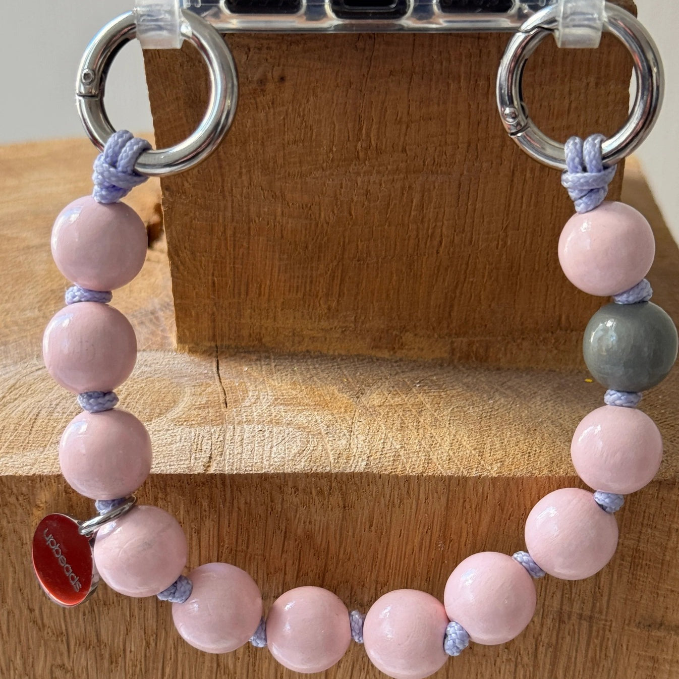 upbeads アップビーズ スマホストラップ MINI【BLUSH】