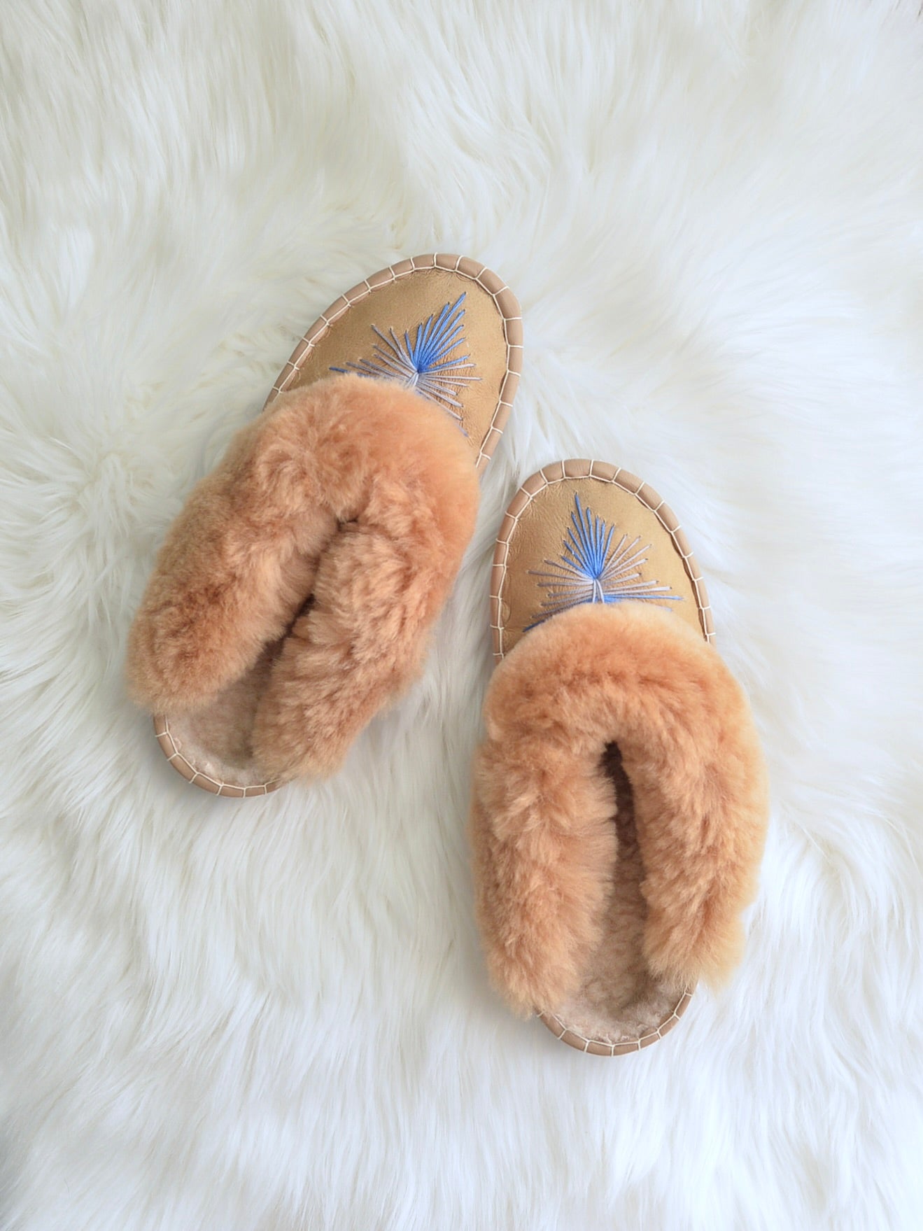 シープスキン ルームシューズ【スリッパタイプ】