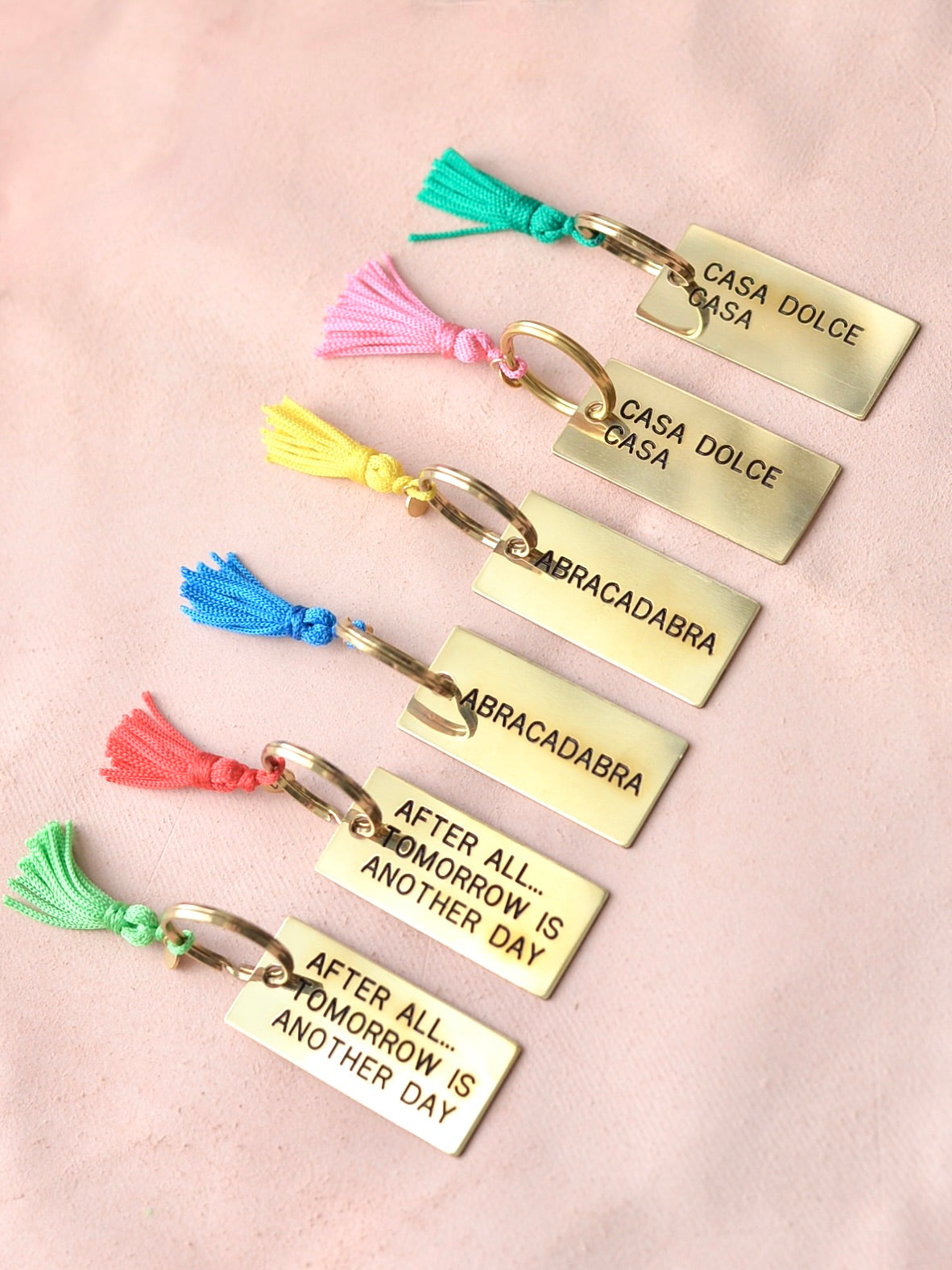 キーリング 刻印入り 真鍮 キーホルダー