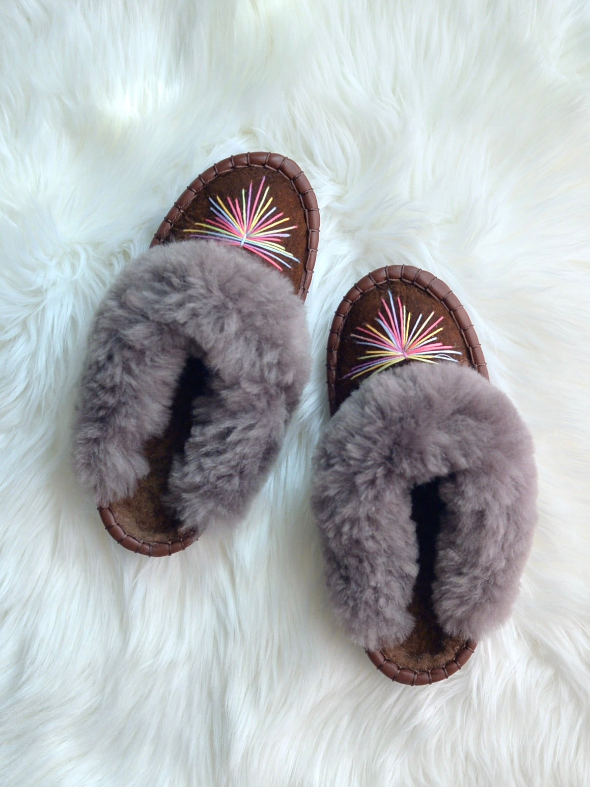 シープスキン ルームシューズ【スリッパタイプ】