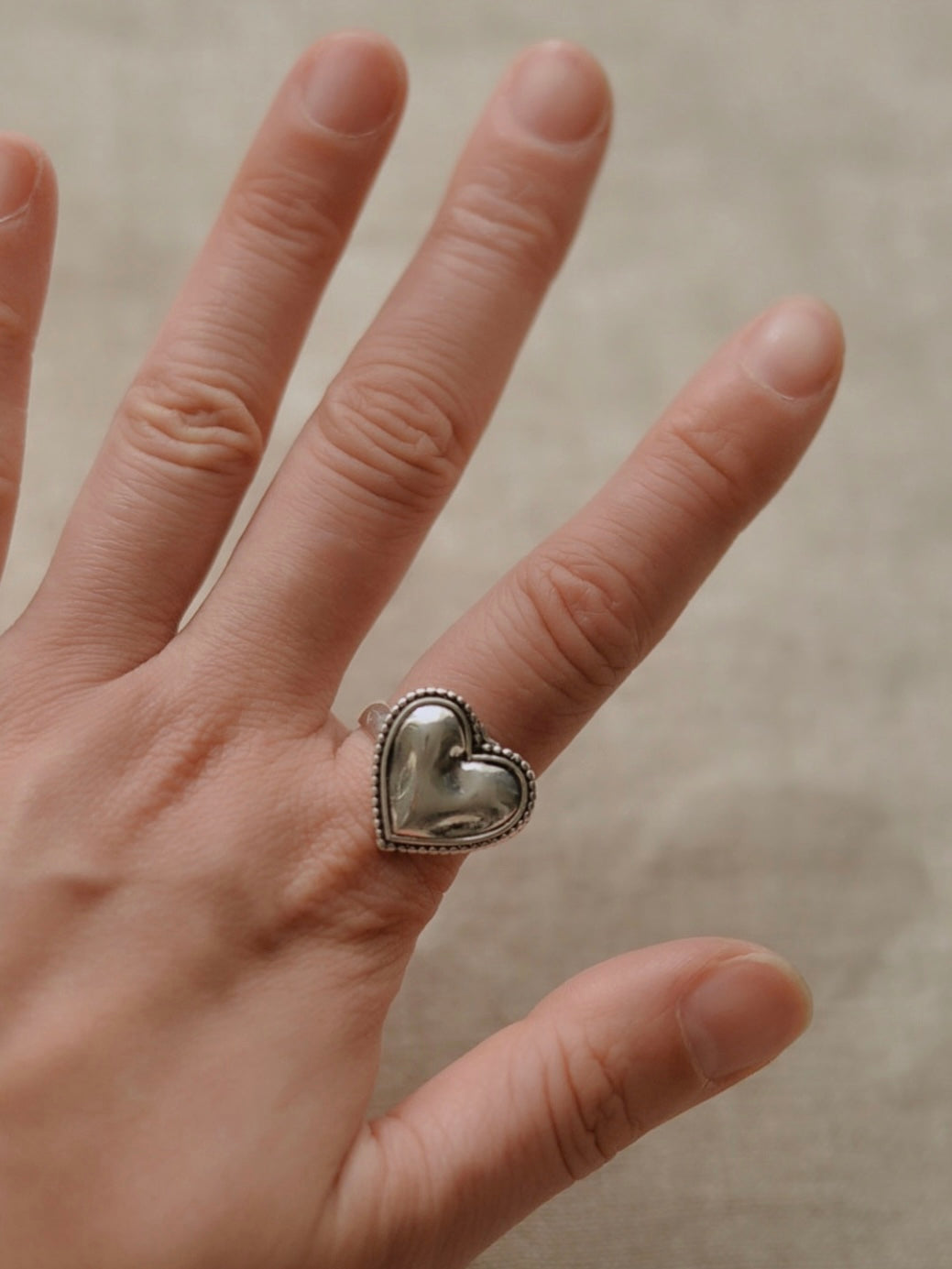 Mexican Silver925 ミラグロハートリング