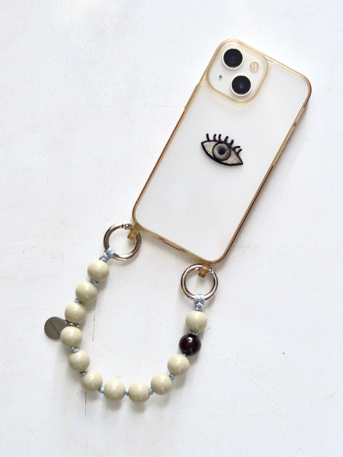 【8月下旬発送予定】upbeads アップビーズ スマホストラップ MINI【EARL GREY】