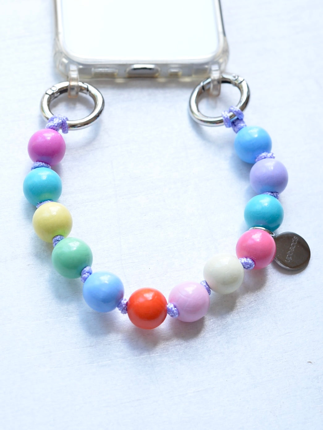 【7月中旬頃発送予定】upbeads アップビーズ スマホストラップ MINI【CONFETTI】