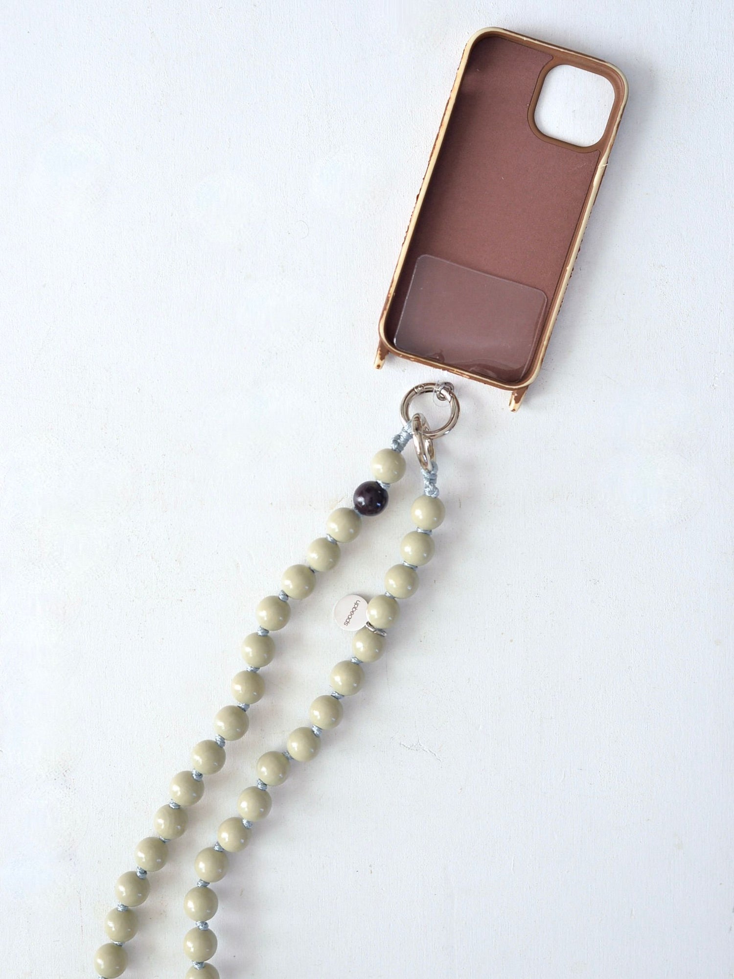 upbeads アップビーズ スマホショルダー 携帯ストラップ EARL GREY