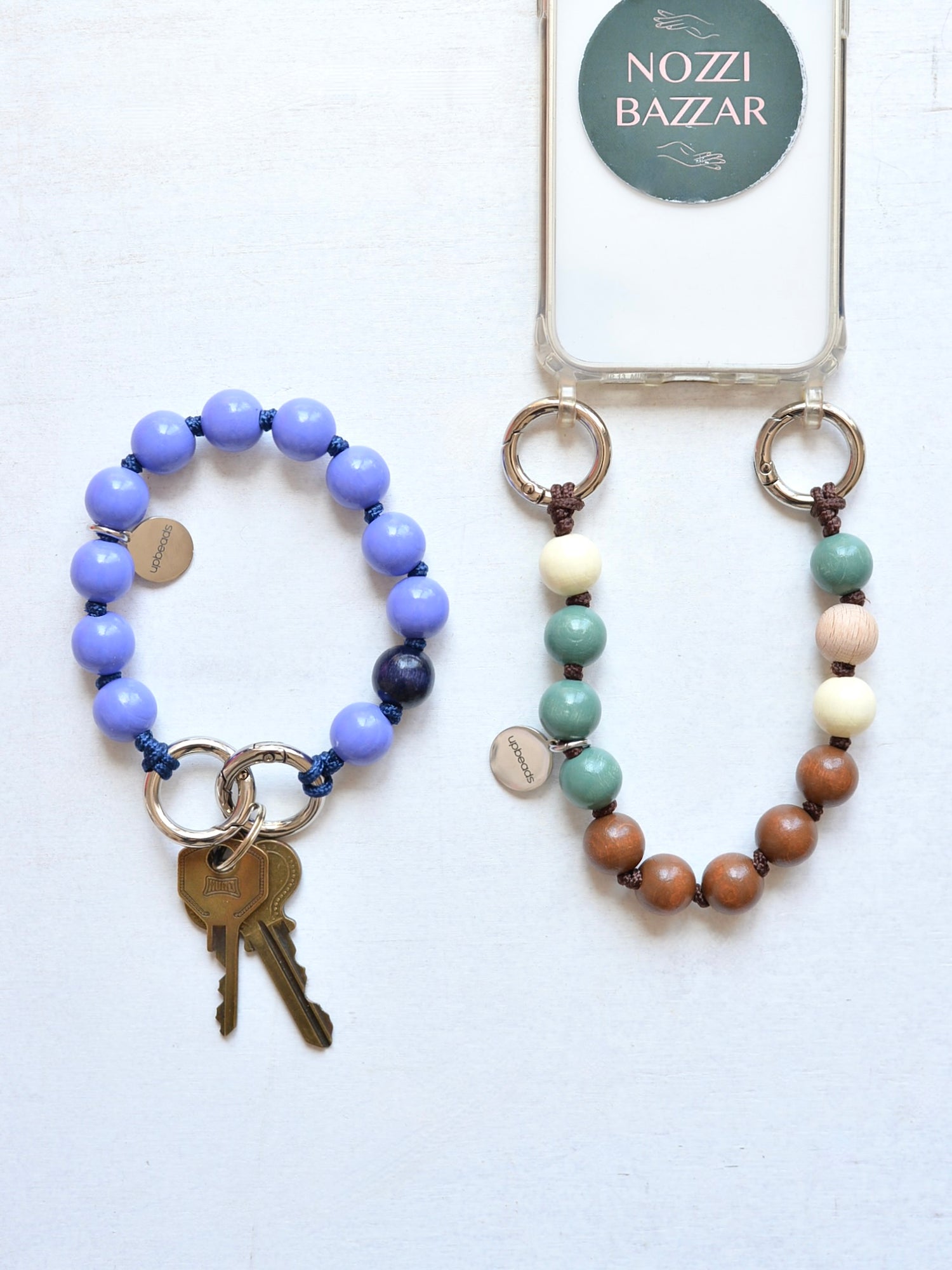 upbeads アップビーズ スマホストラップ MINI【WISTERIA】