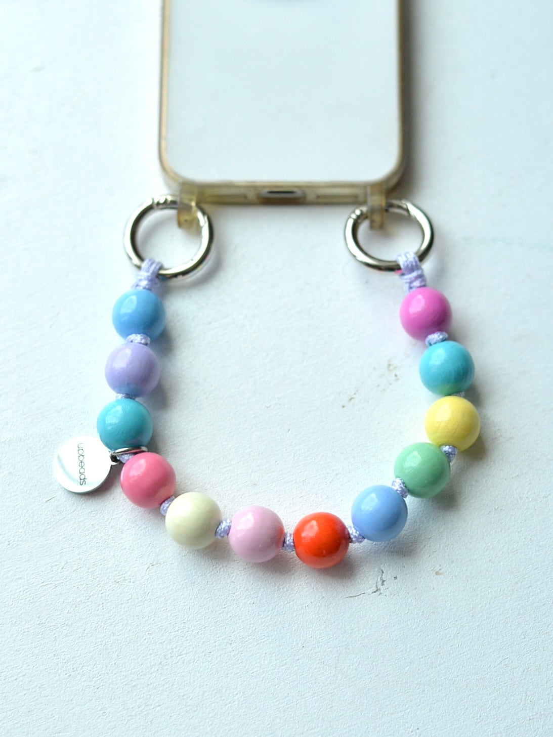 upbeads アップビーズ スマホストラップ MINI【CONFETTI】