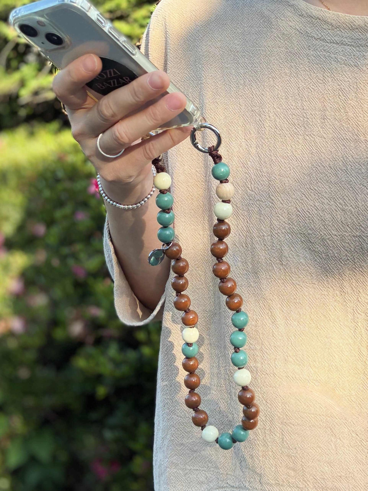 upbeads アップビーズ スマホストラップ SHORTIE 60cm NAGOMI
