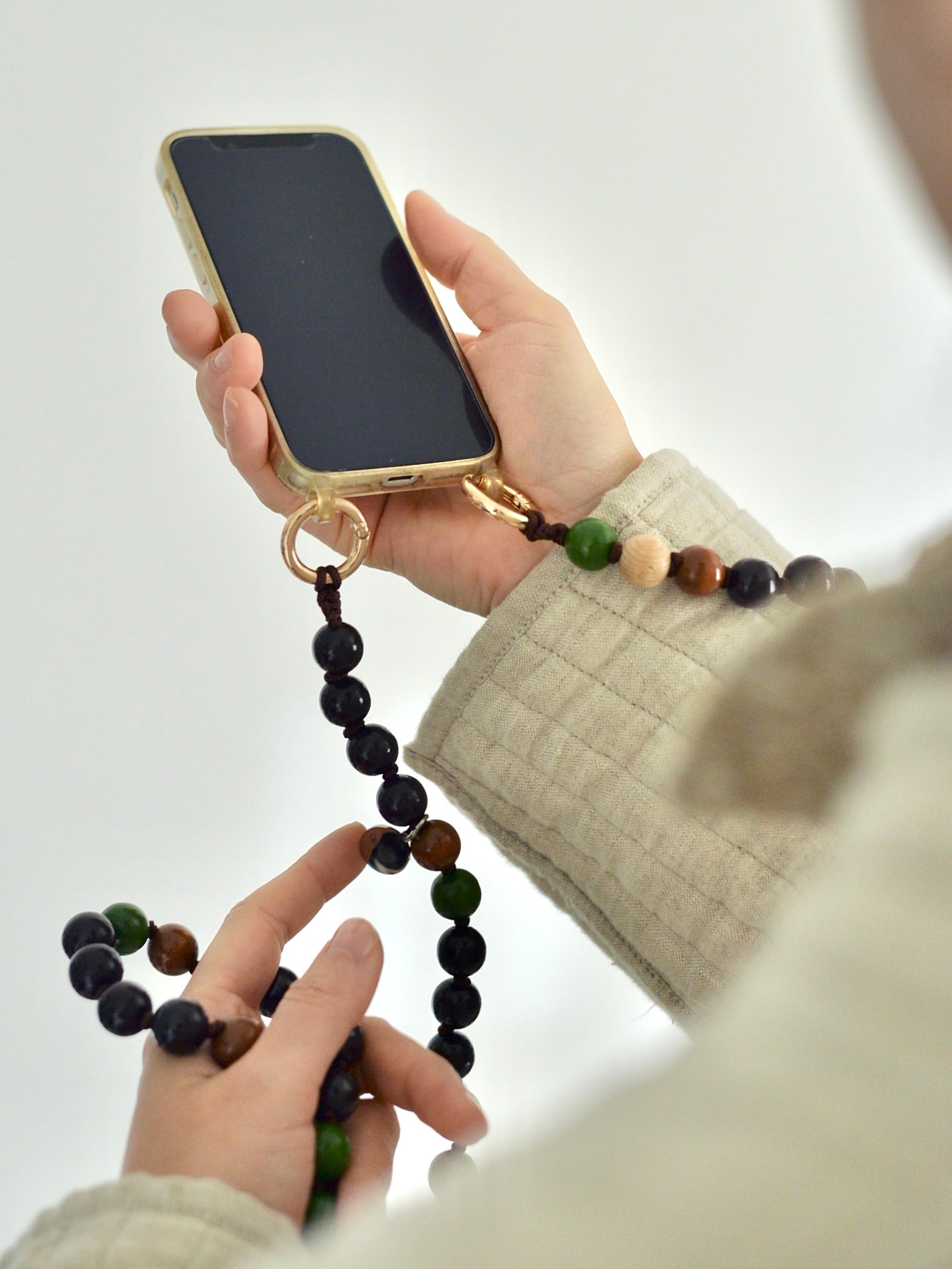 upbeads スマホストラップ 携帯ショルダー 斜めがけ アップビーズ