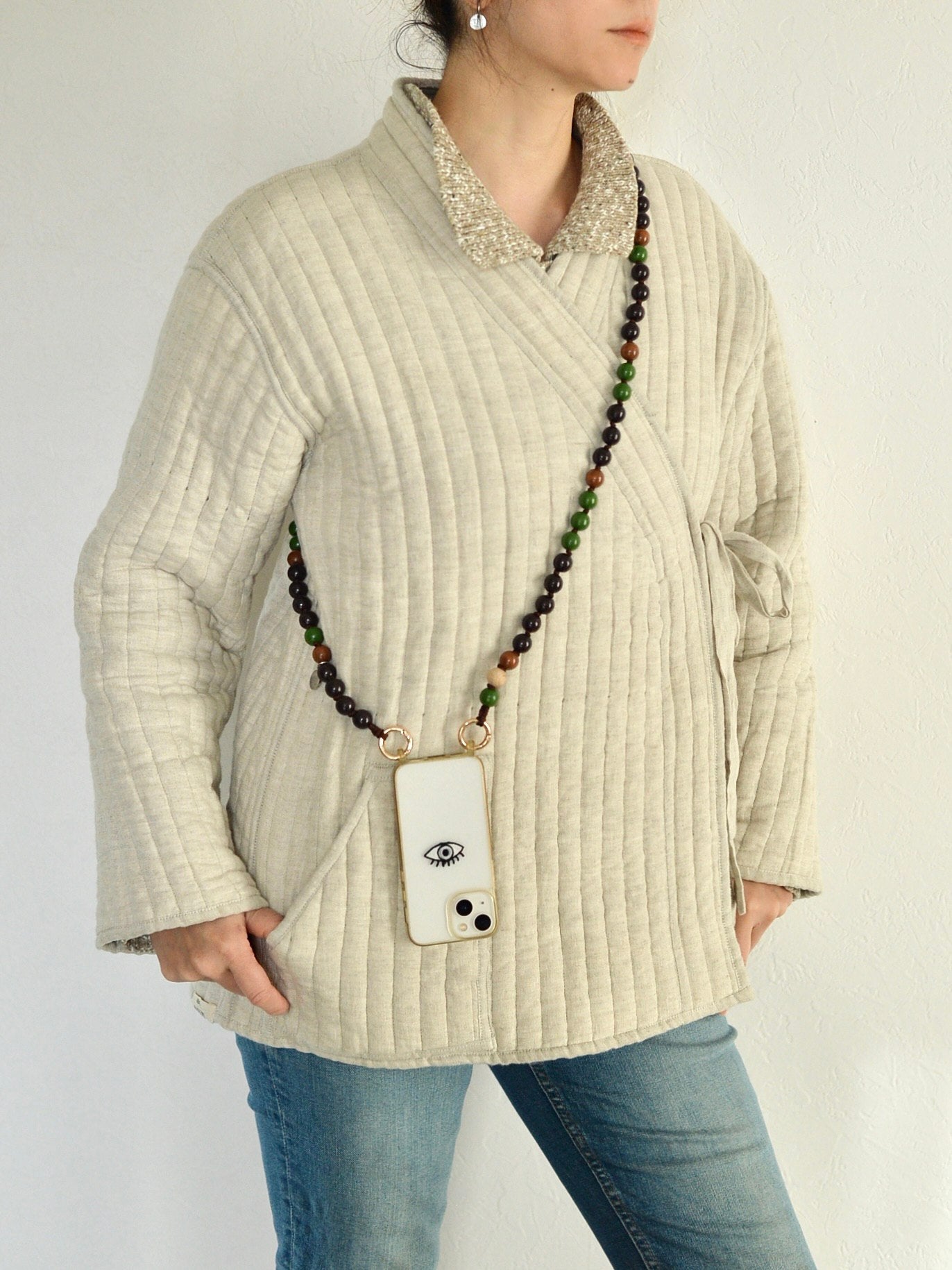 upbeads スマホストラップ 携帯ショルダー 斜めがけ アップビーズ