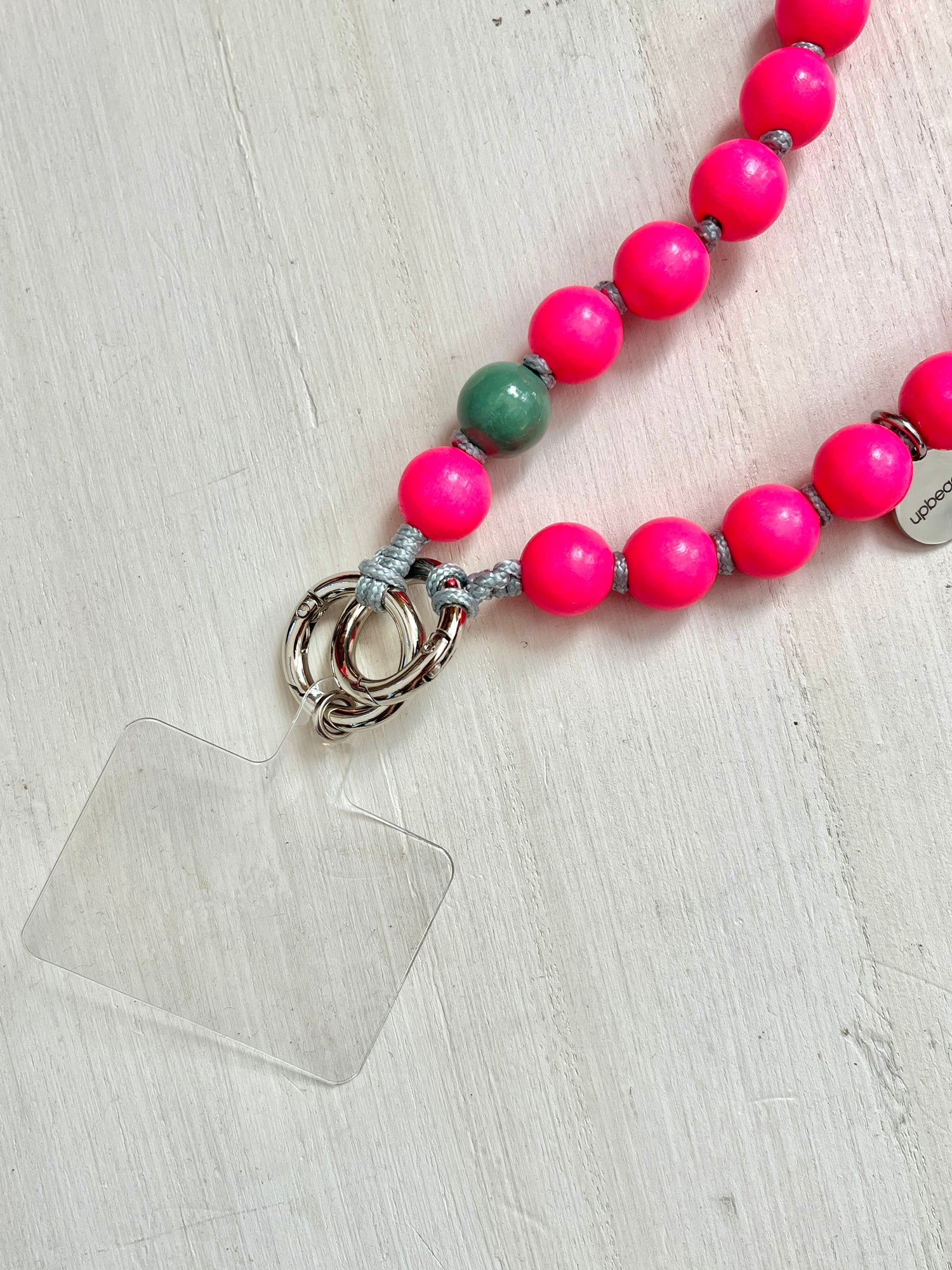 upbeads アップビーズ スマホショルダー 携帯ストラップ PINK LADY