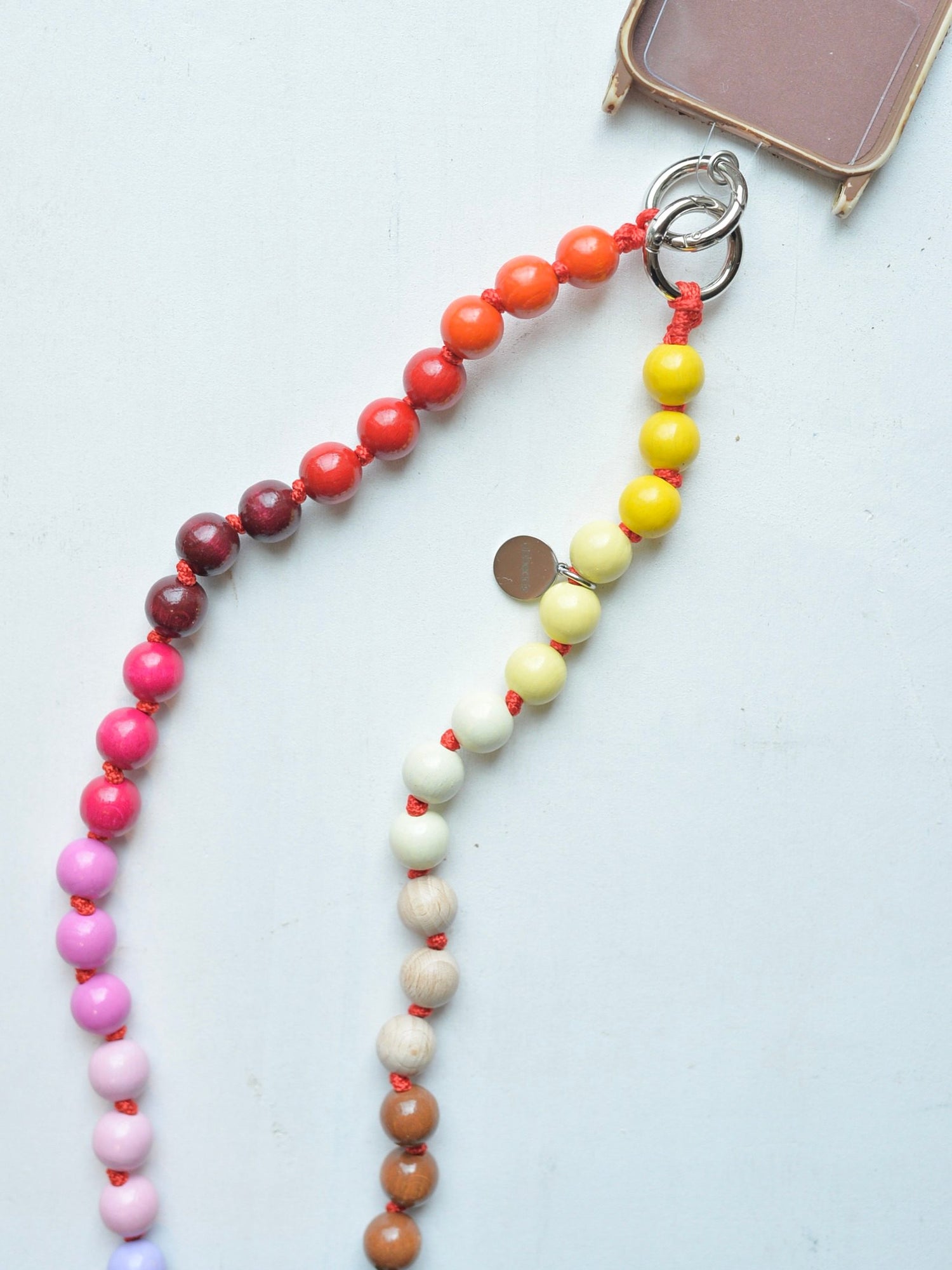 upbeads アップビーズ スマホショルダー 携帯ストラップ RAINBOW