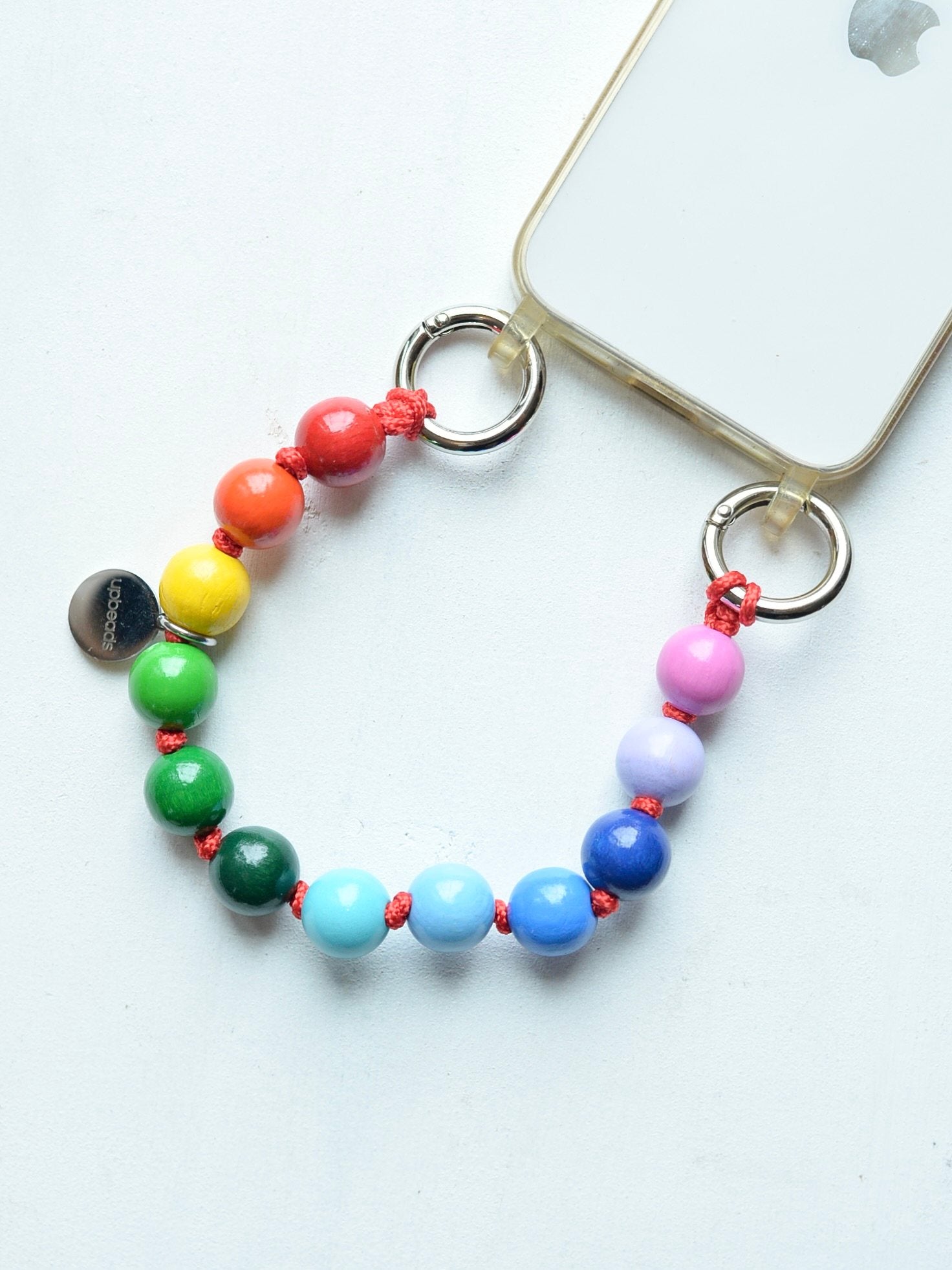 upbeads アップビーズ スマホストラップ MINI 【RAINBOW】