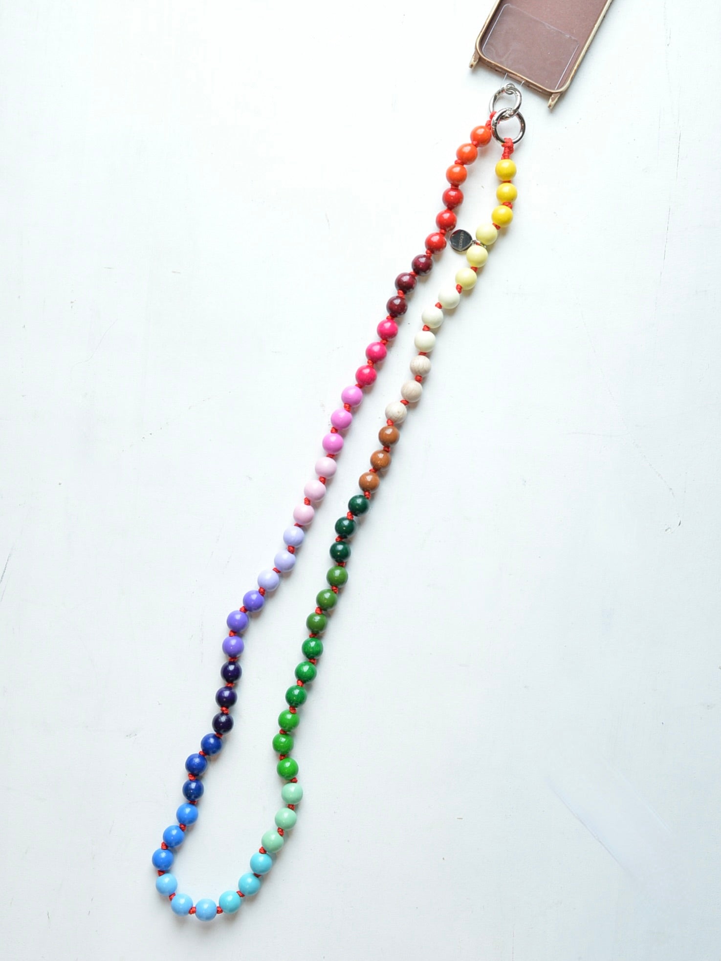 upbeads アップビーズ スマホショルダー 携帯ストラップ RAINBOW