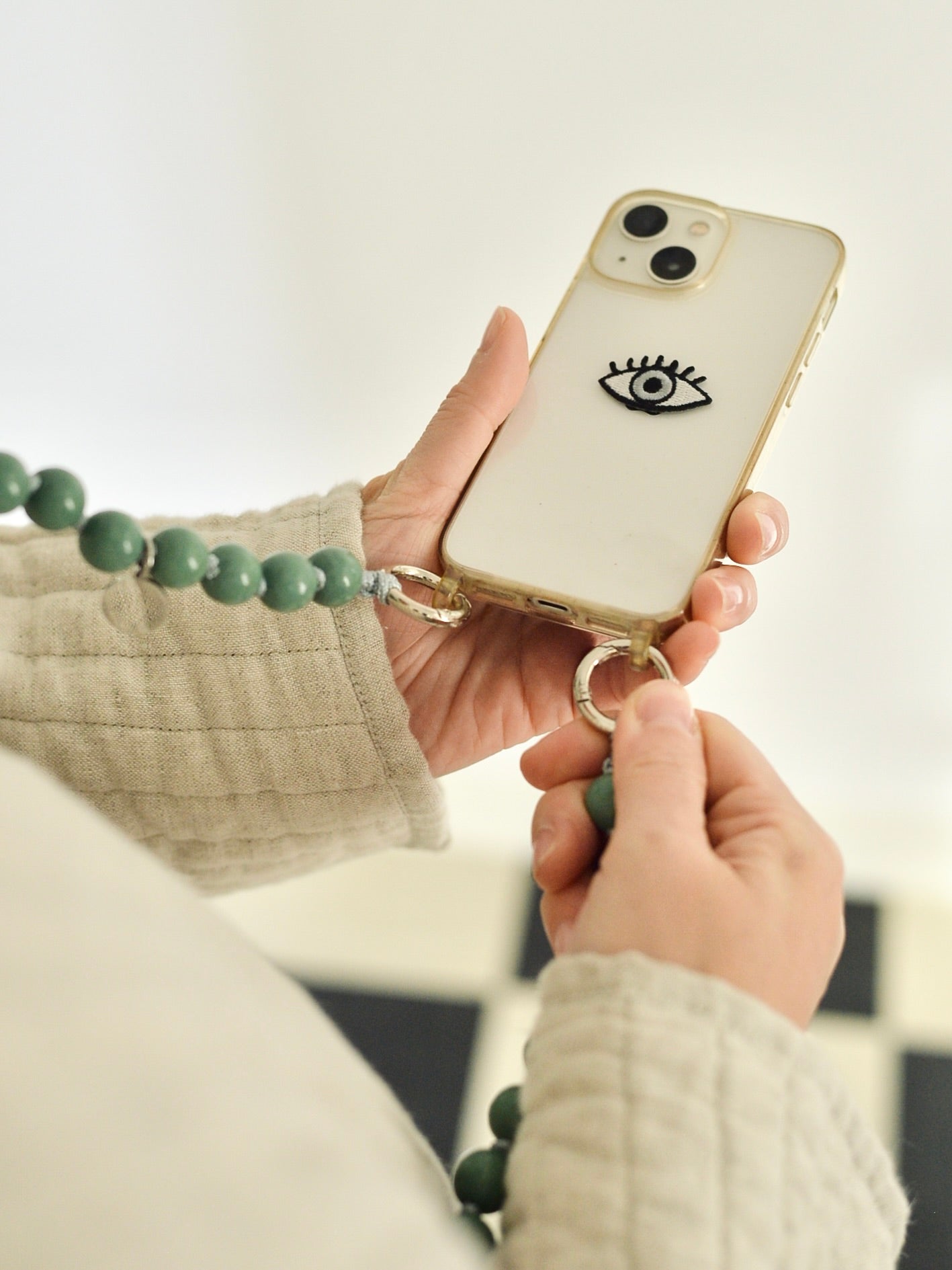 upbeads スマホストラップ 携帯ショルダー 斜めがけ アップビーズ