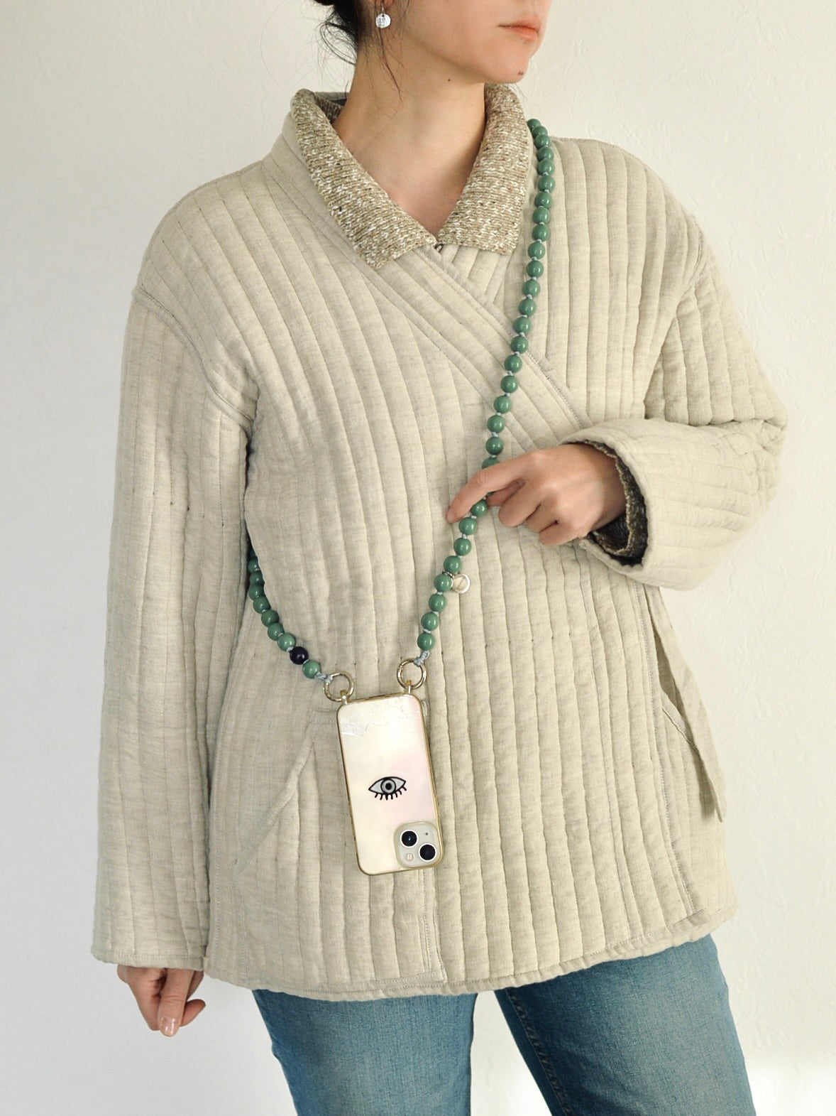 upbeads スマホストラップ 携帯ショルダー 斜めがけ アップビーズ