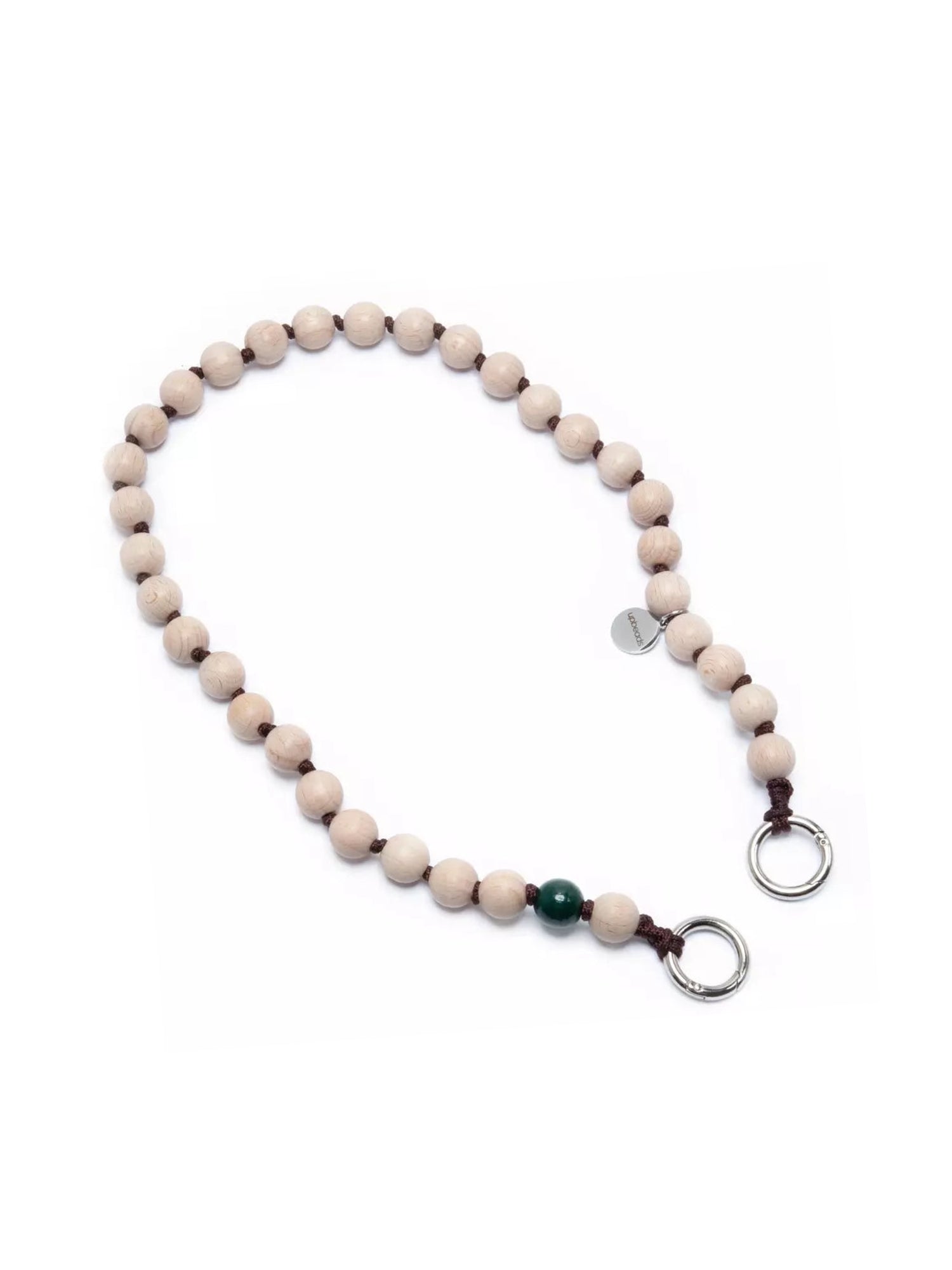 upbeads アップビーズ スマホストラップ SHORTIE 60cm【ウッドブラウン】