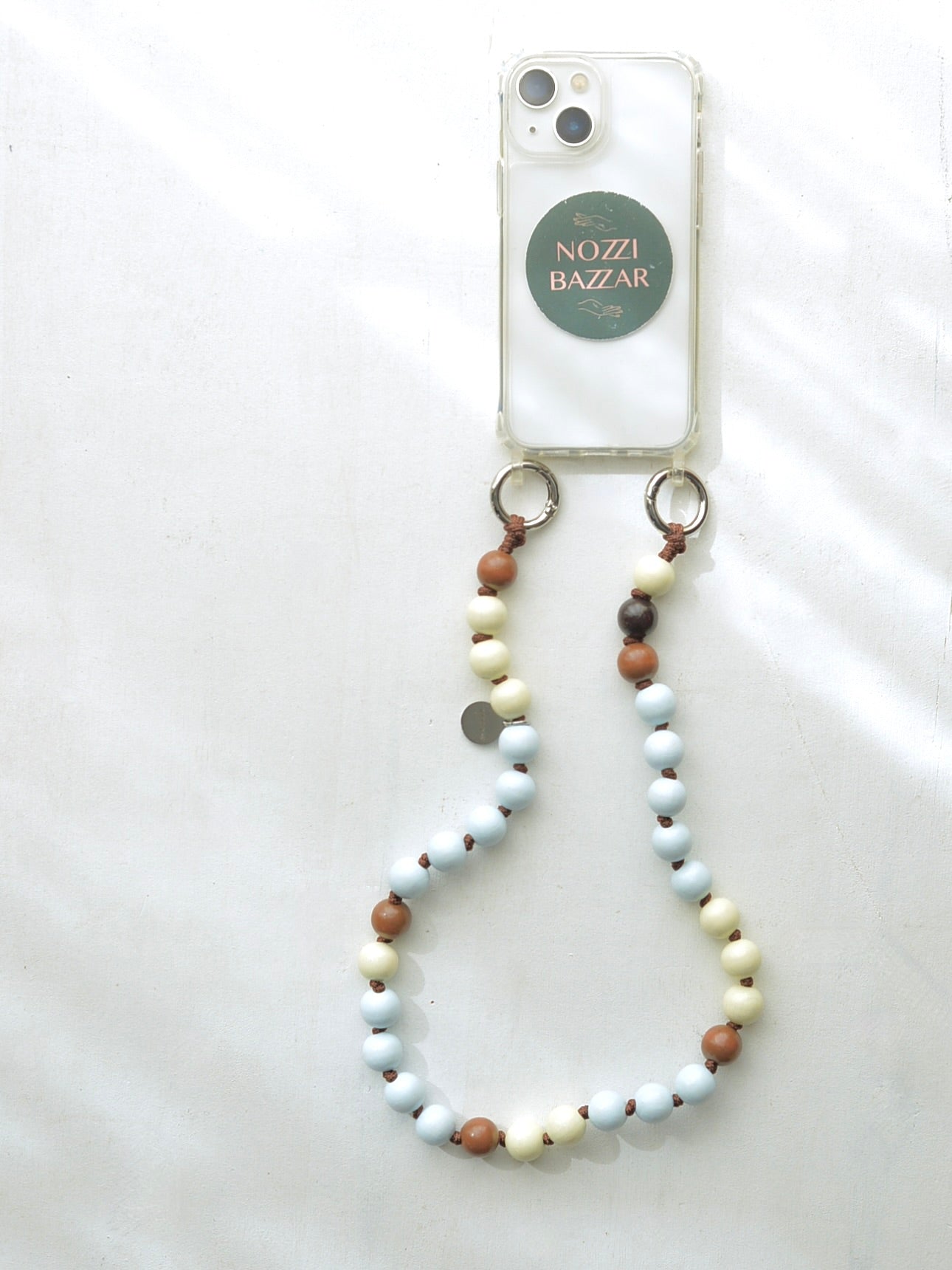 upbeads アップビーズ　携帯ストラップ upbeads アップビーズ スマホストラップ SHORTIE 60cm【Vanilla Bean