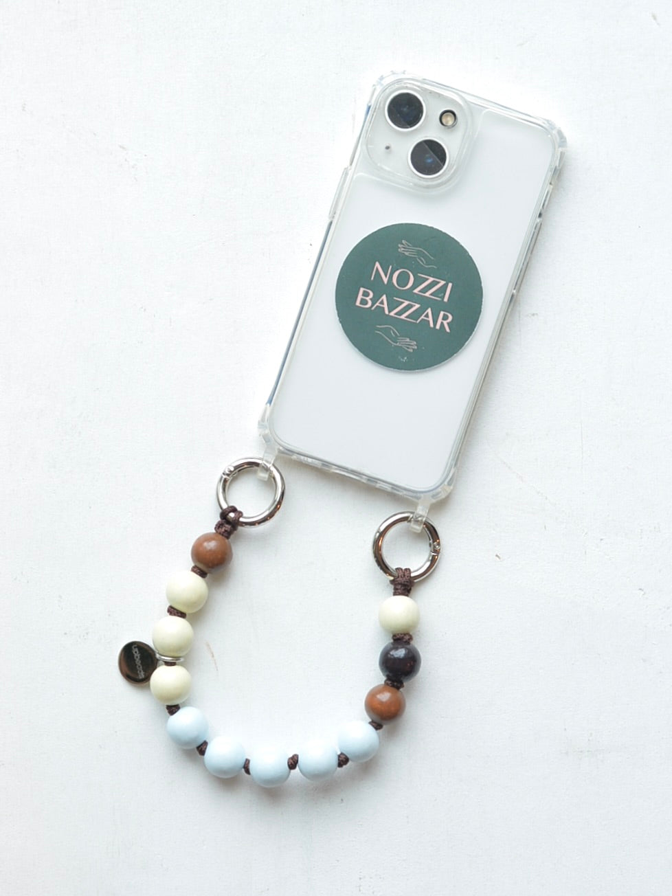 upbeads アップビーズ スマホストラップ MINI【Vanilla Bean】 – NOZZI