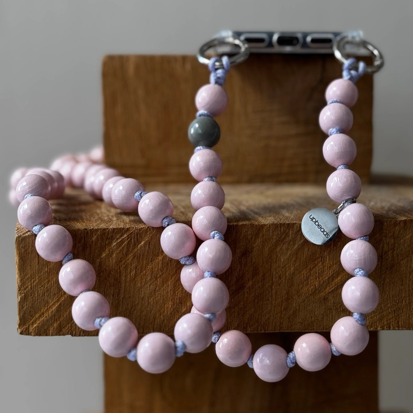 upbeads アップビーズ スマホショルダー 携帯ストラップ BLUSH