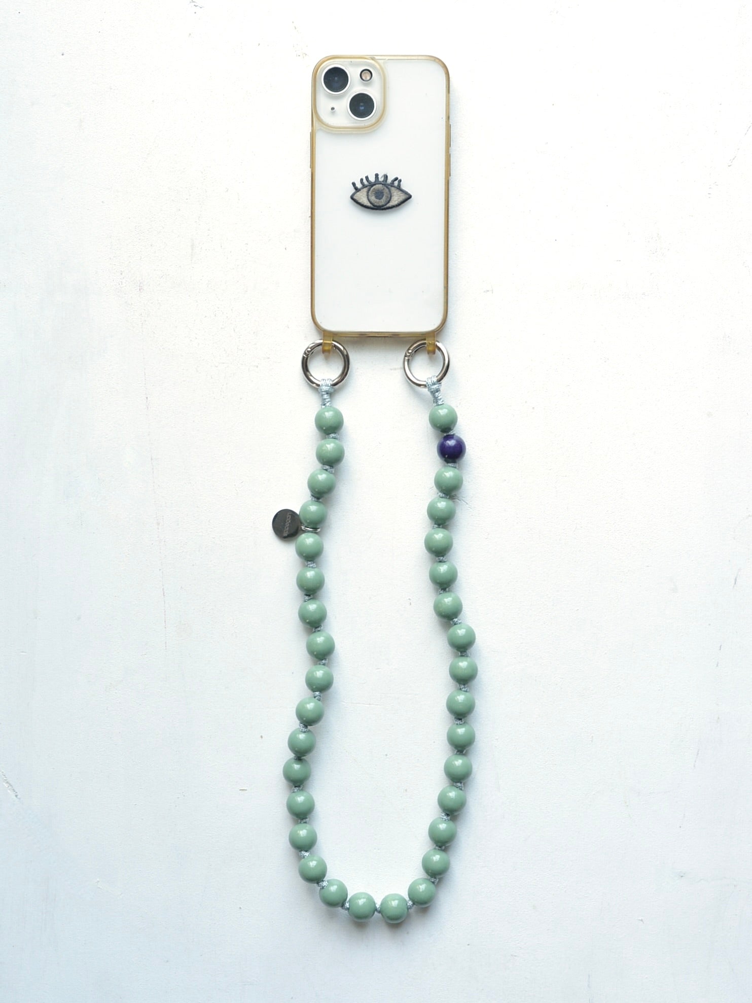 upbeads アップビーズ スマホストラップ SHORTIE 60cm【SAGE】