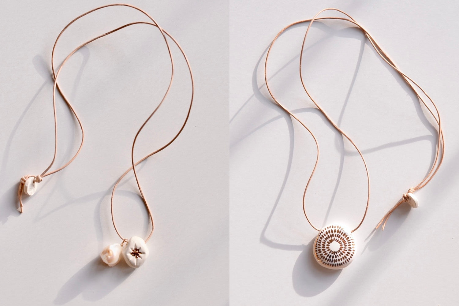 Sun 도자기 목걸이