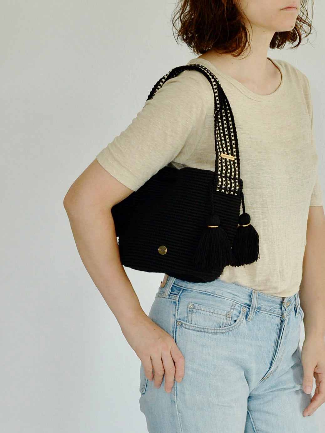 コロンビアのモチーラ 手編みハンドバッグミニ