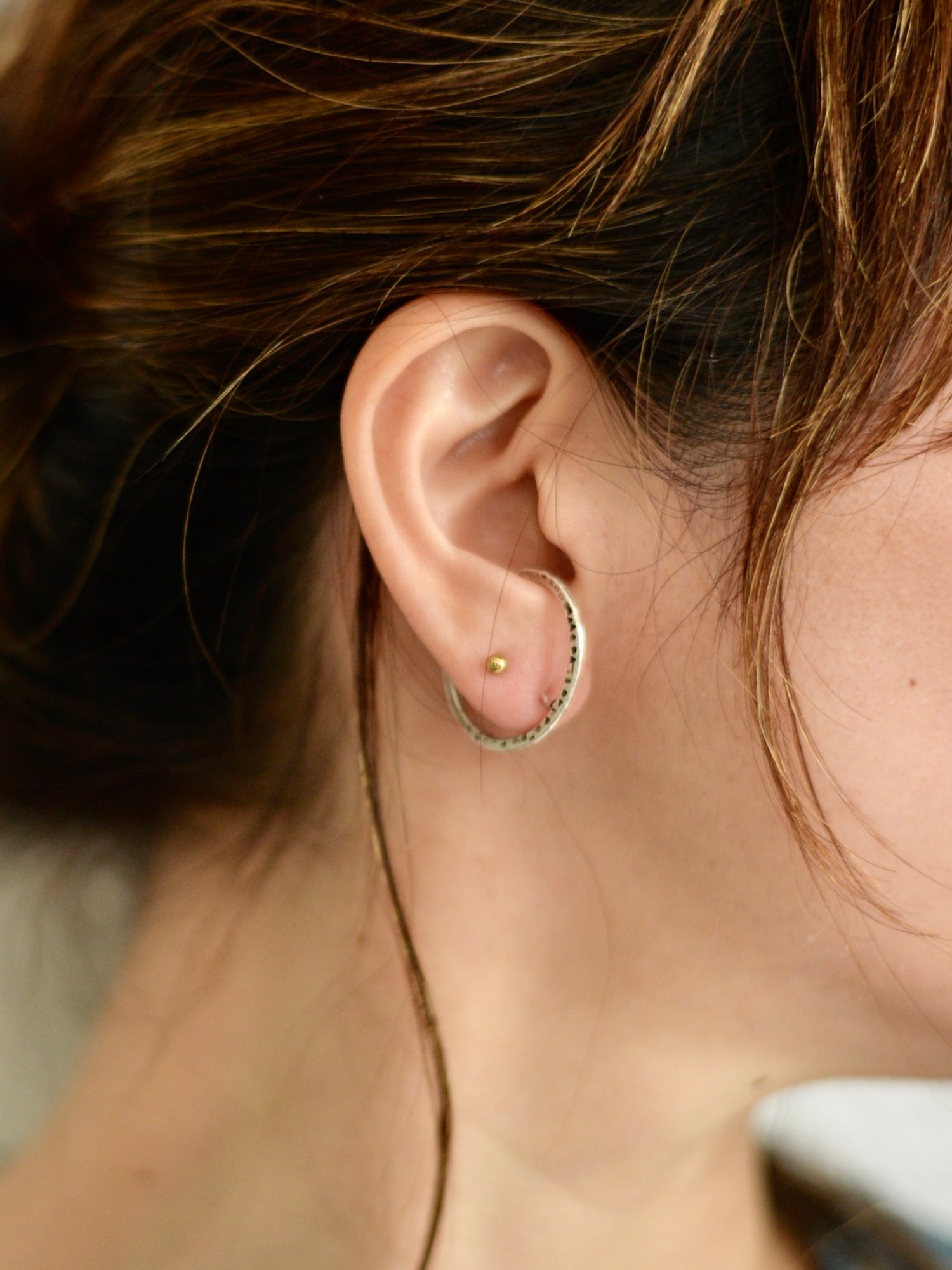 イヤーカフスタイルピアス Silver