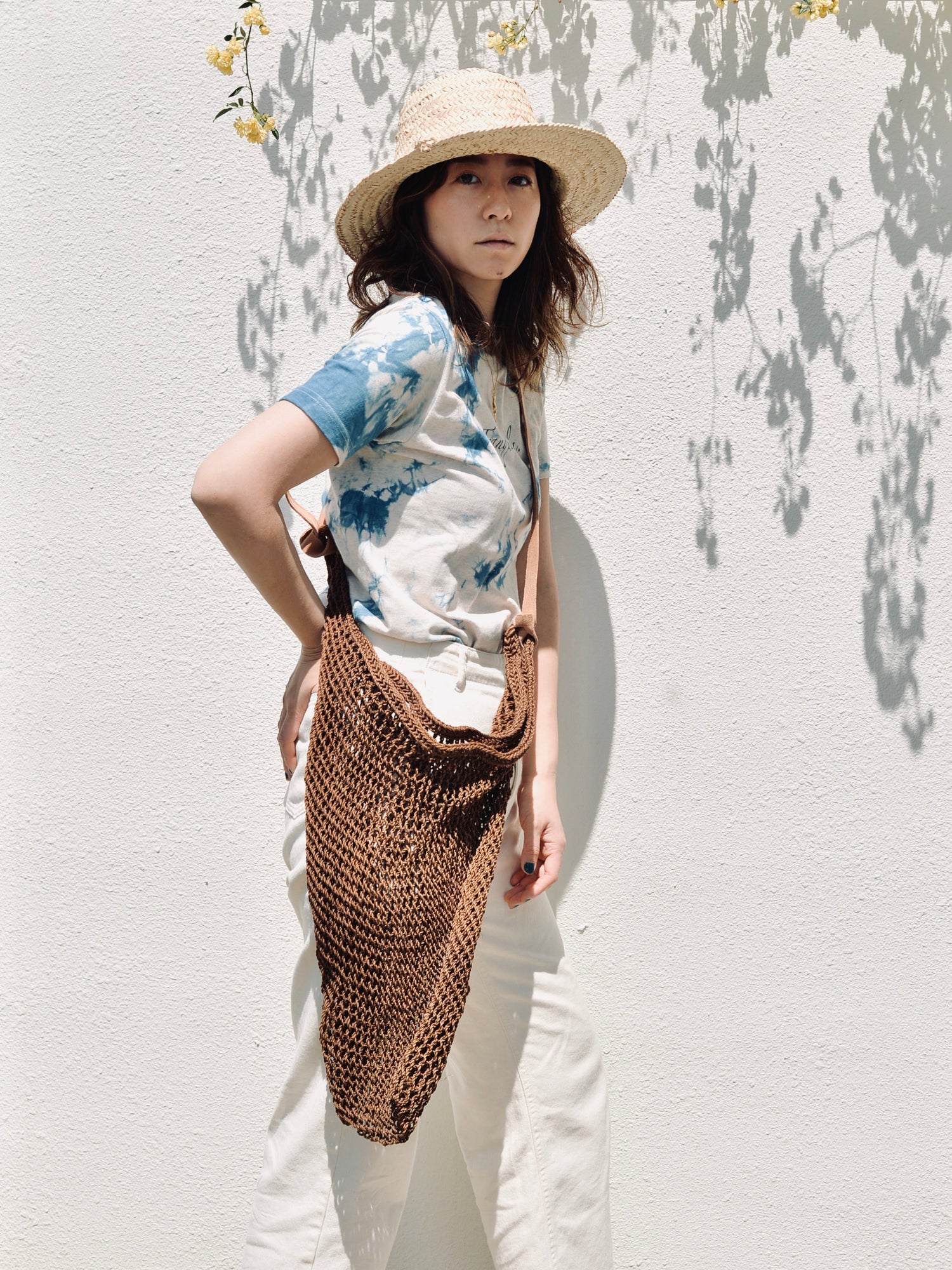 メキシコ マゲイネットバッグ ブラウン