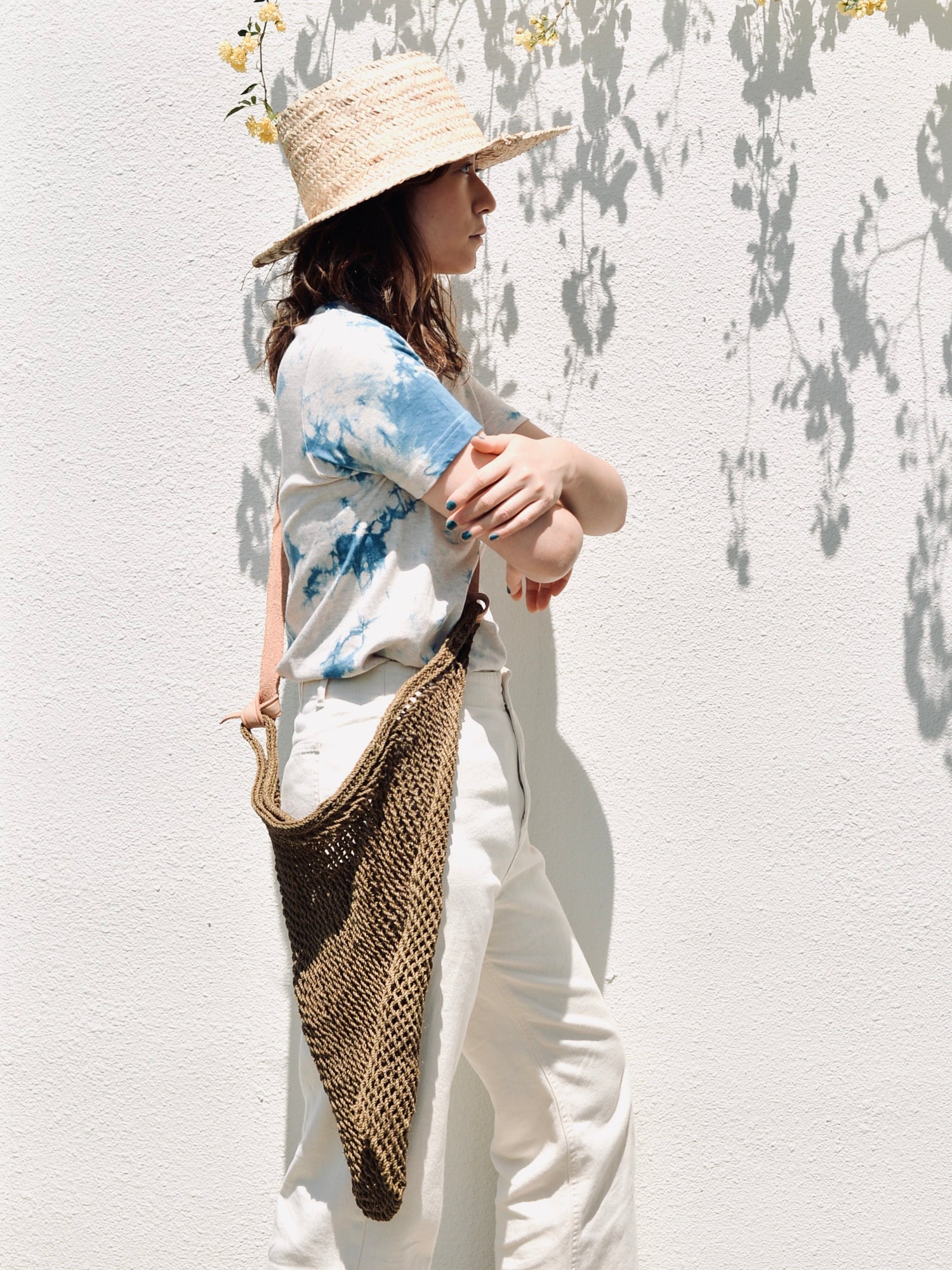 メキシコ マゲイネットバッグ カーキ