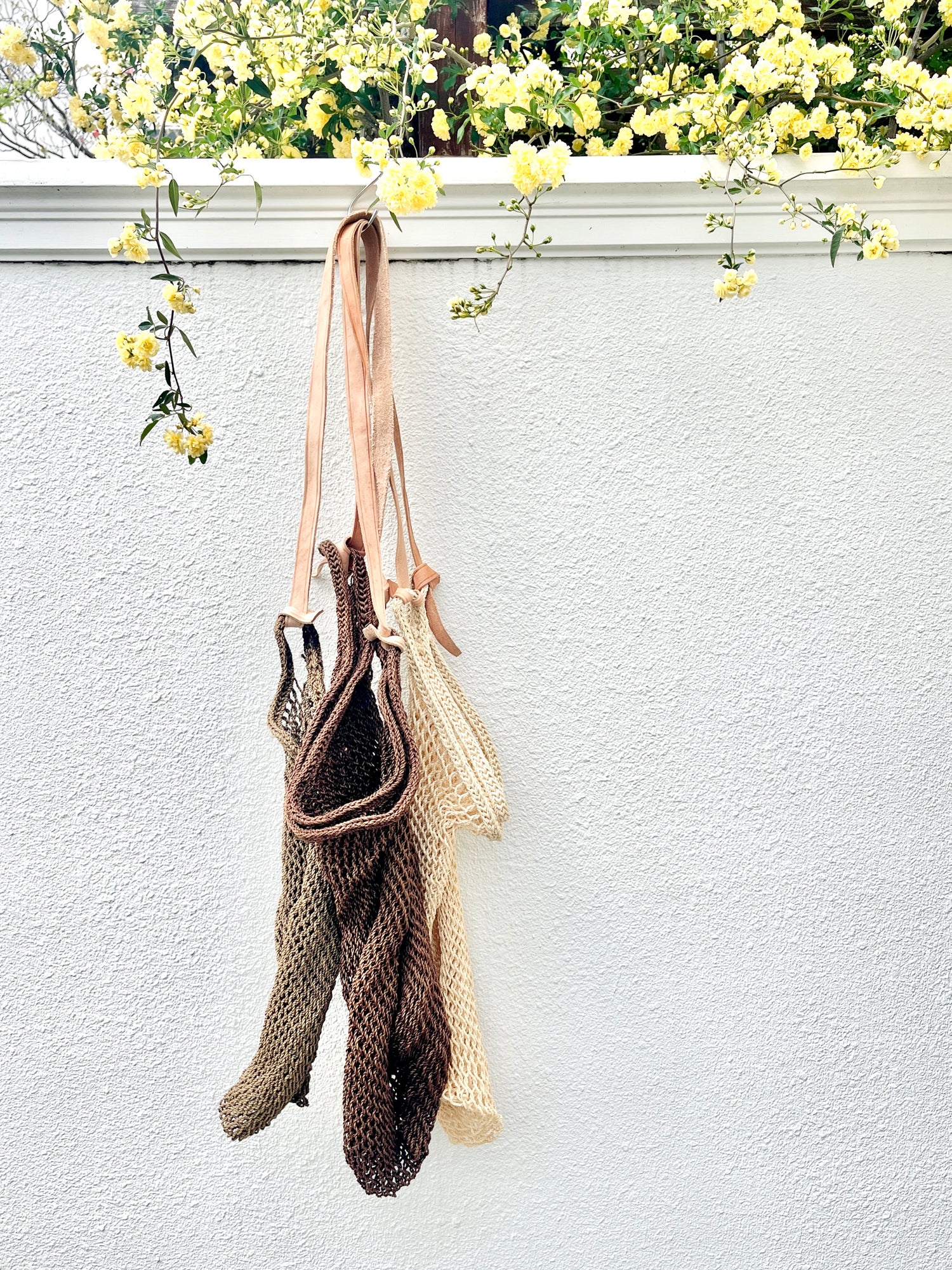 メキシコ マゲイネットバッグ カーキ