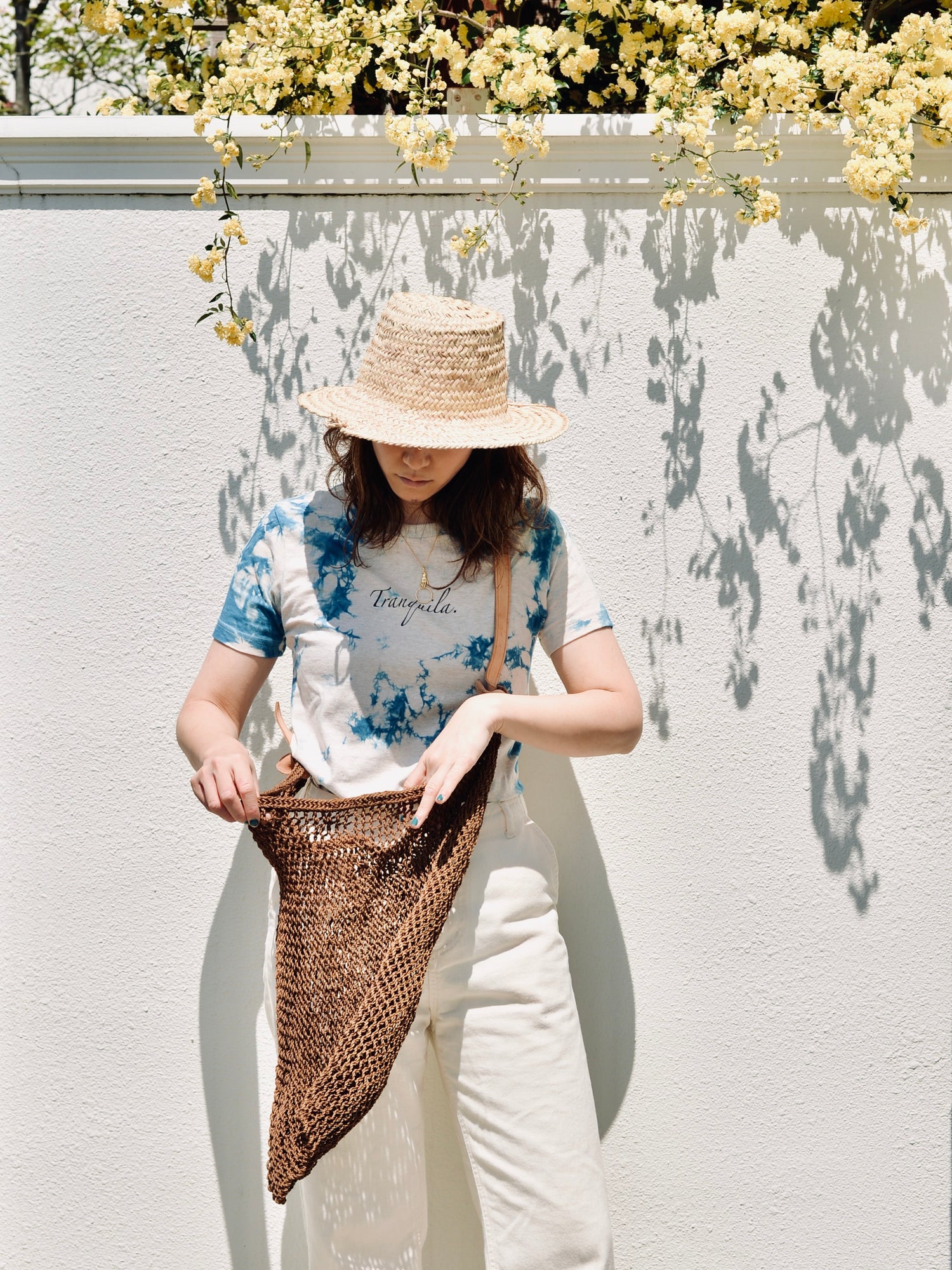 メキシコ マゲイネットバッグ ブラウン