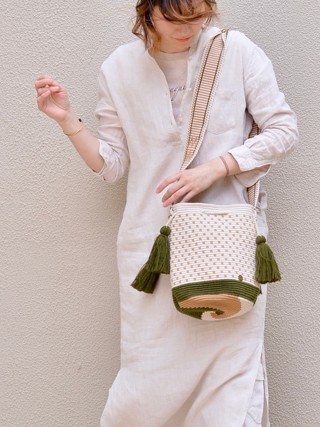 コロンビアのモチーラ 手編みバッグ