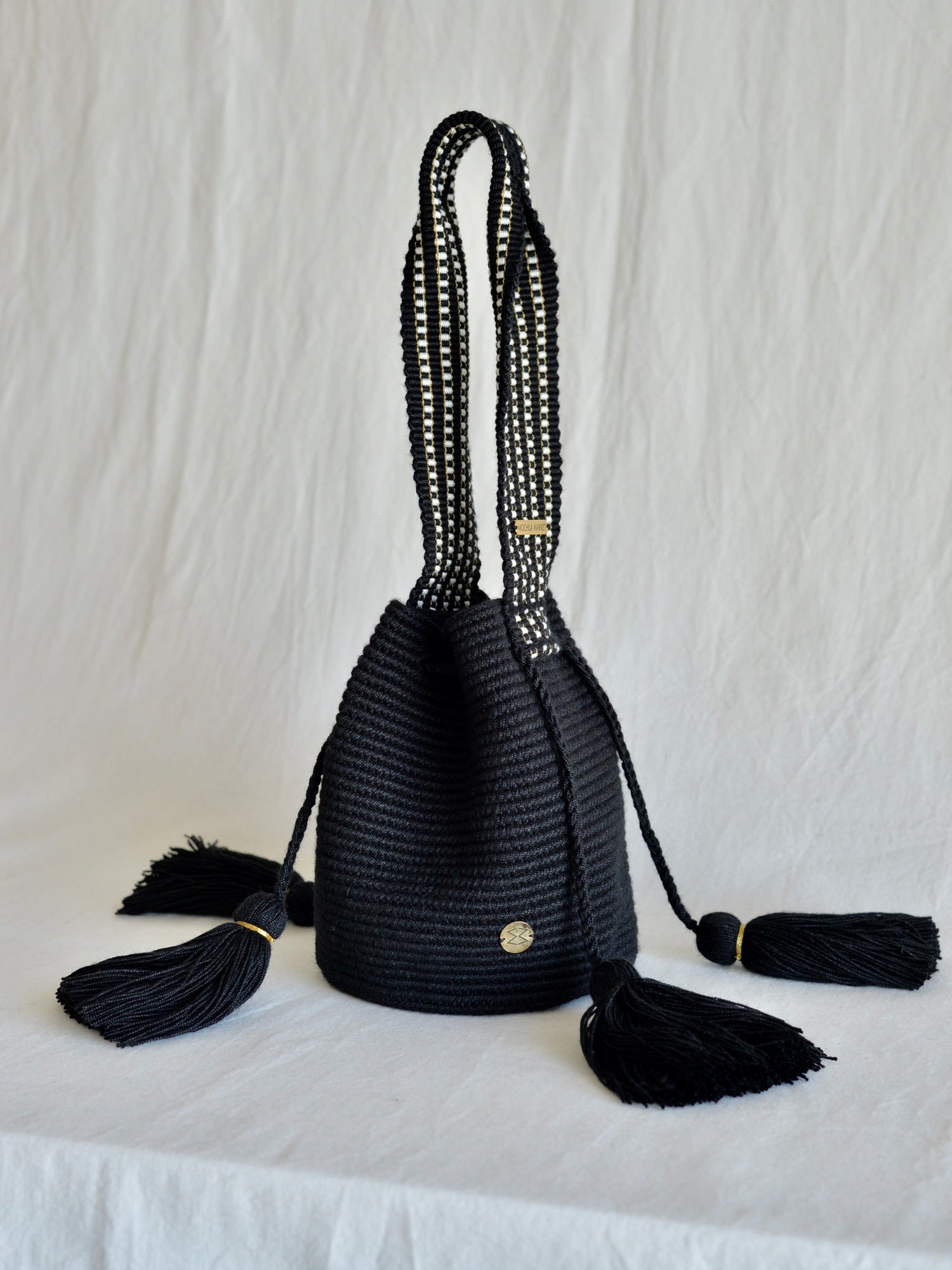 コロンビアのモチーラ 手編みハンドバッグミニ